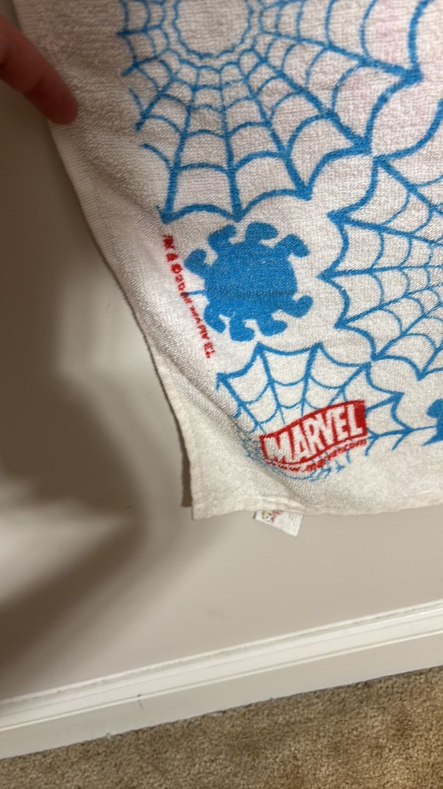 Marvel Comics × Vintage Vintage Marvel Spider-Man Towel Size ONE SIZE - 3 Thumbnail
