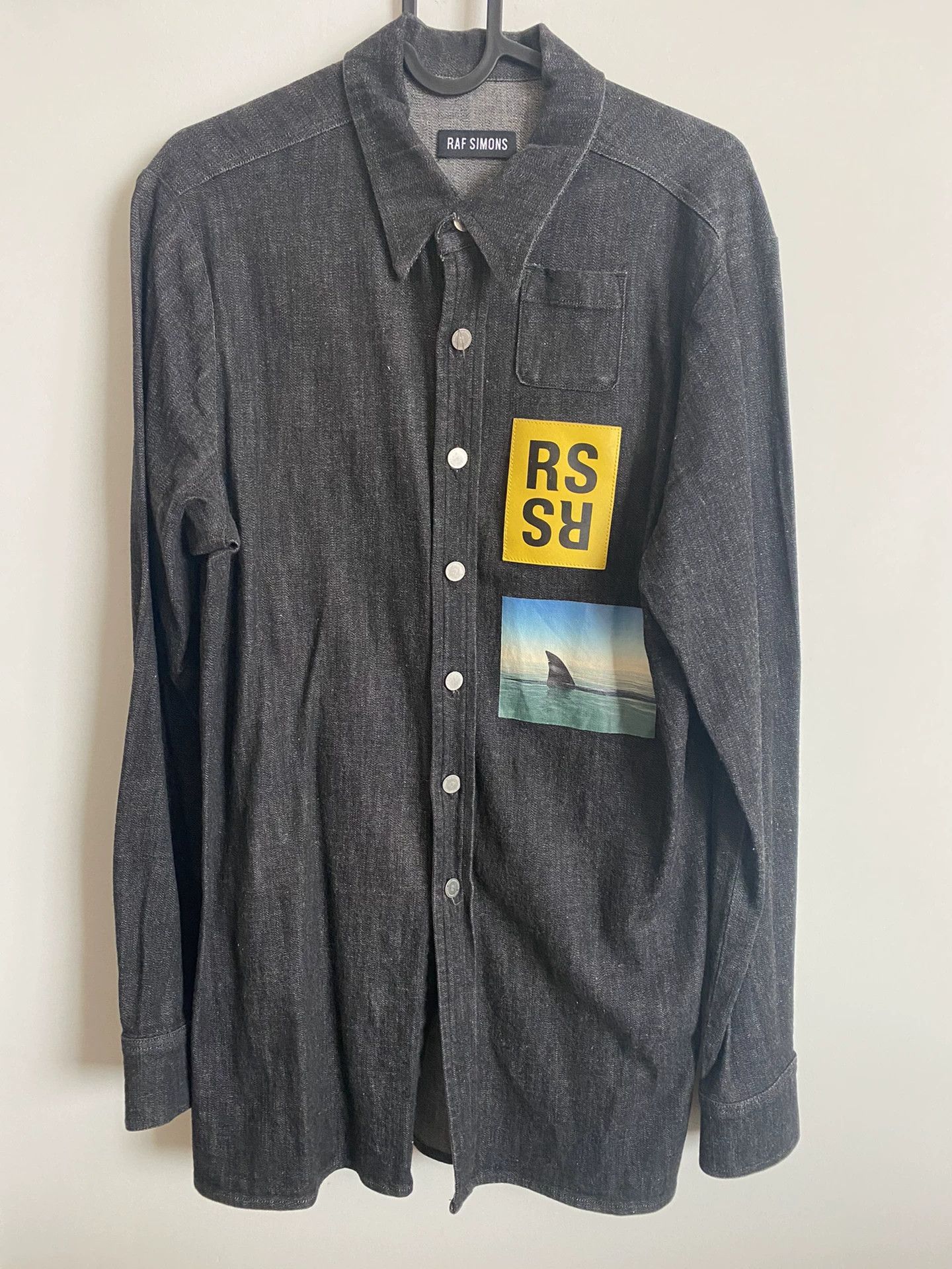 Raf Simons Raf Simons Washed Denim Shirt S Size US S / EU 44-46 / 1 - 1 Thumbnail