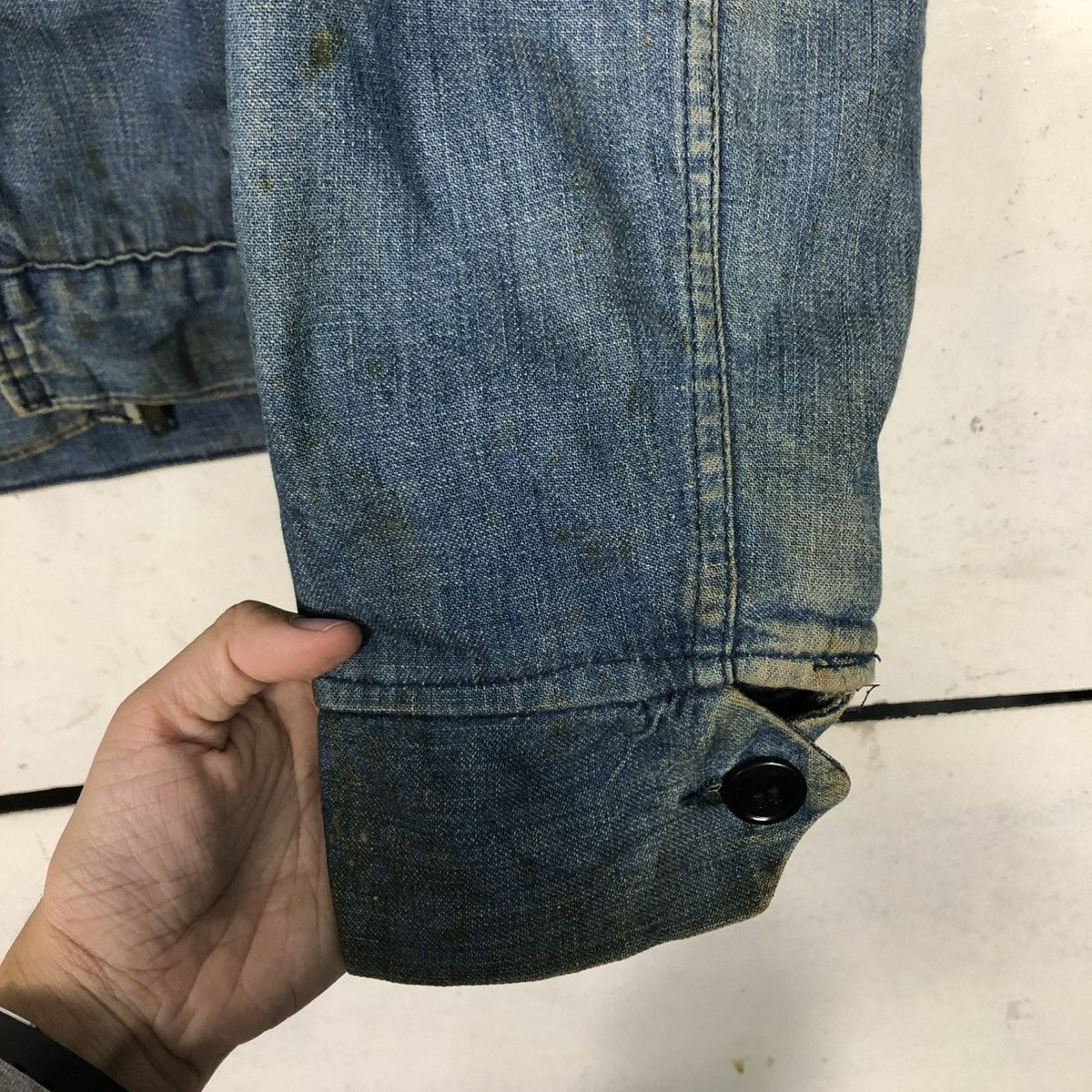 Vintage 🔥VINTAGE 50’s DENIM JACKET DEE CEE USA MADE BLANKET TALON Size US M / EU 48-50 / 2 - 17 Thumbnail