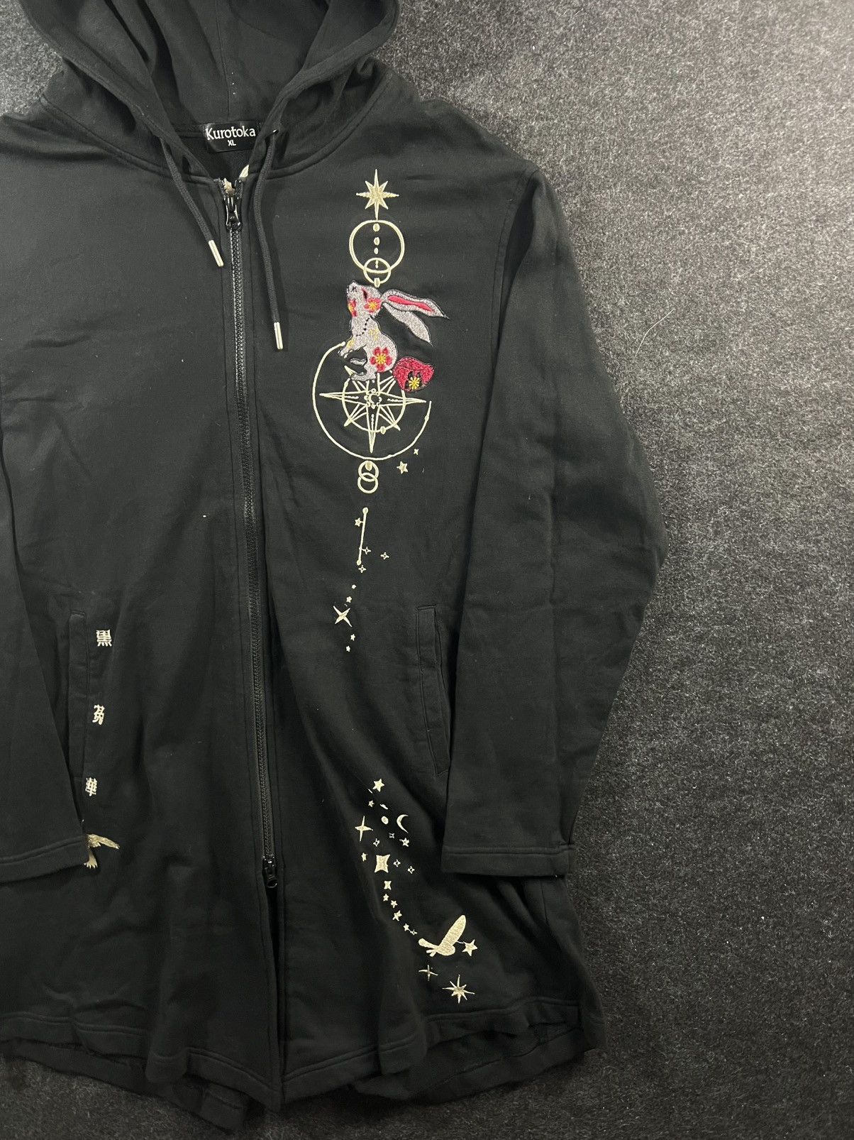 Japanese Brand Kurotoka haute couture japanese long hoodie embroided wagara Size M / US 6-8 / IT 42-44 - 1 Thumbnail