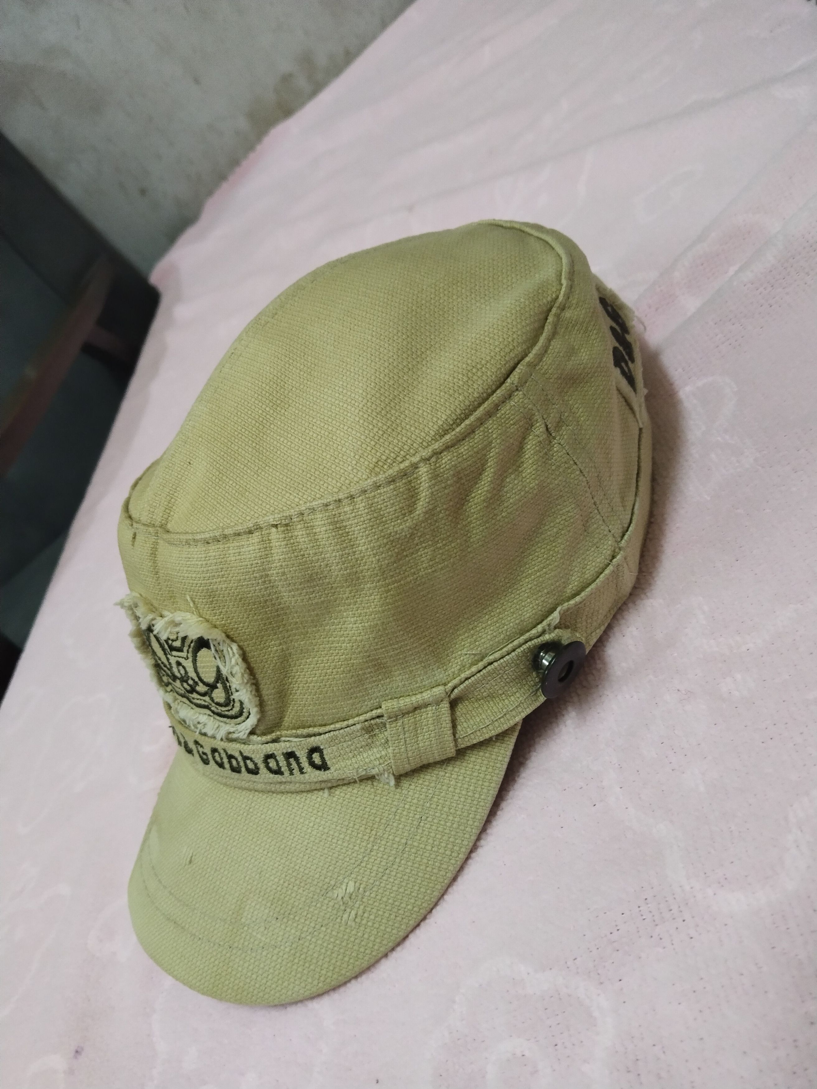 Dolce & Gabbana DOICE & GABBANA VINTAGE CADET DISTRESSED STYLE CAP HAT Size ONE SIZE - 3 Thumbnail