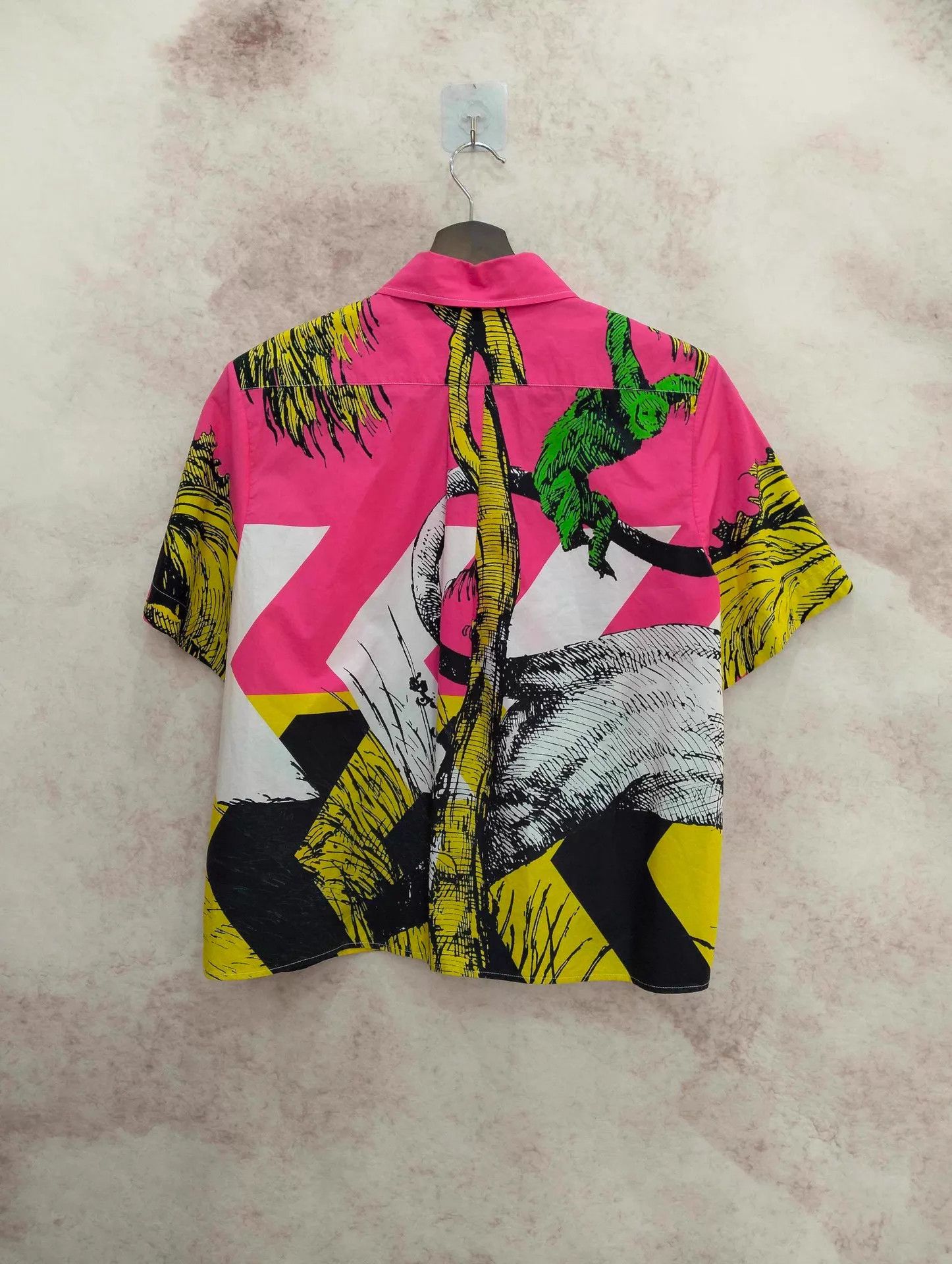 Dior DIOR Tiger Print Bee Embroidery Short Sleeve Shirt 36 Size XS / US 0-2 / IT 36-38 - 2 Thumbnail