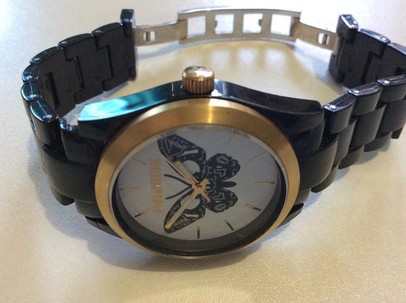 Zadig & Voltaire Zadig ladies white dial black plastic strap watch Size ONE SIZE - 2 Thumbnail