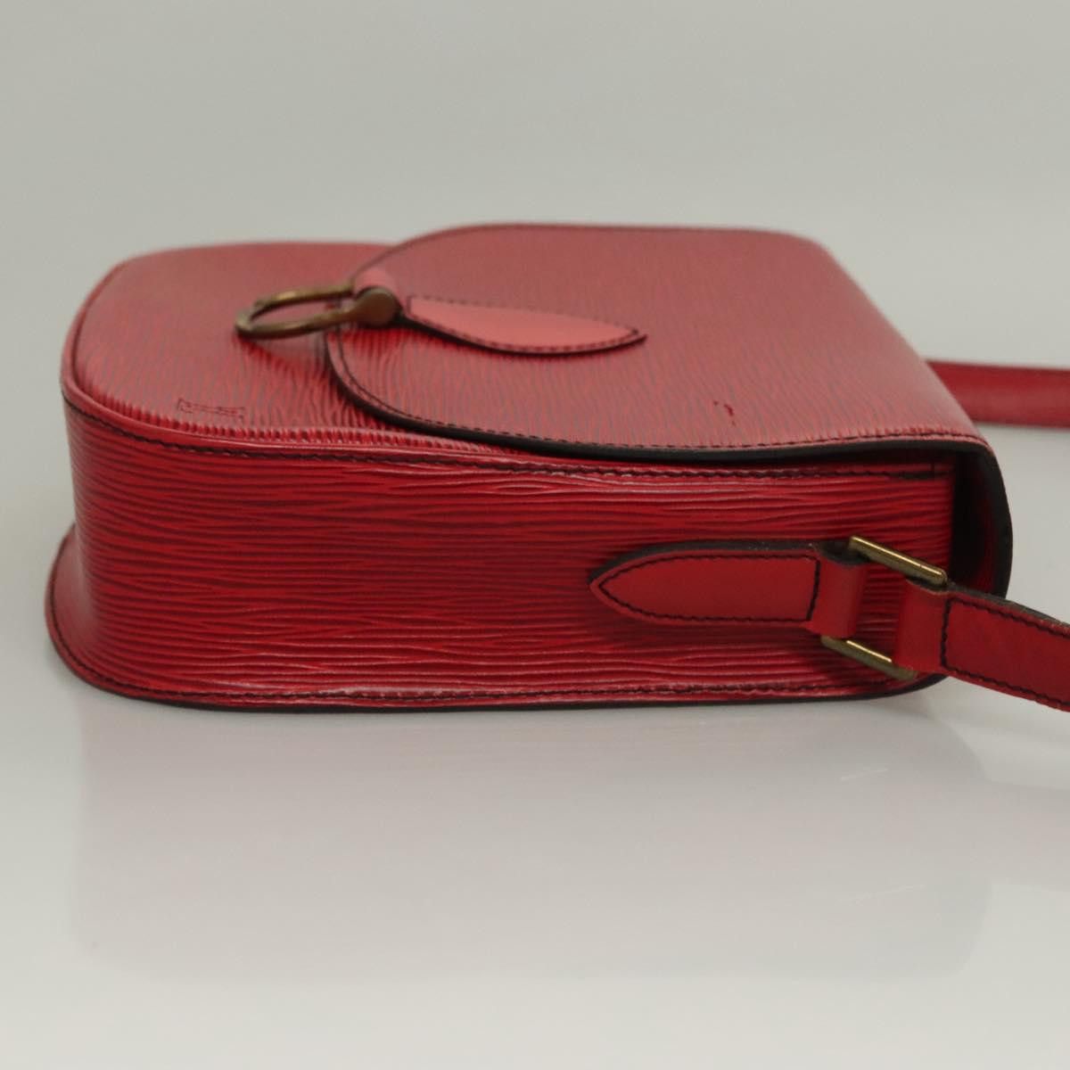 Louis Vuitton LOUIS VUITTON Epi Saint Cloud GM Shoulder Bag Red M52197 Size ONE SIZE - 3 Thumbnail
