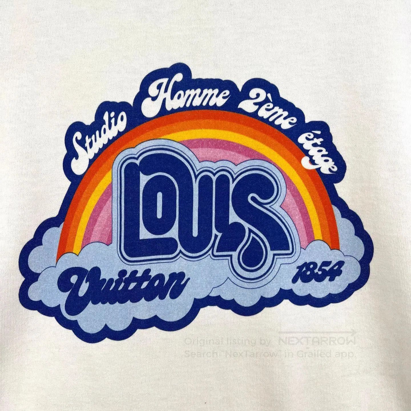 Louis Vuitton White Short Sleeve Graphic T-Shirt. Size US M / EU 48-50 / 2 - 4 Thumbnail