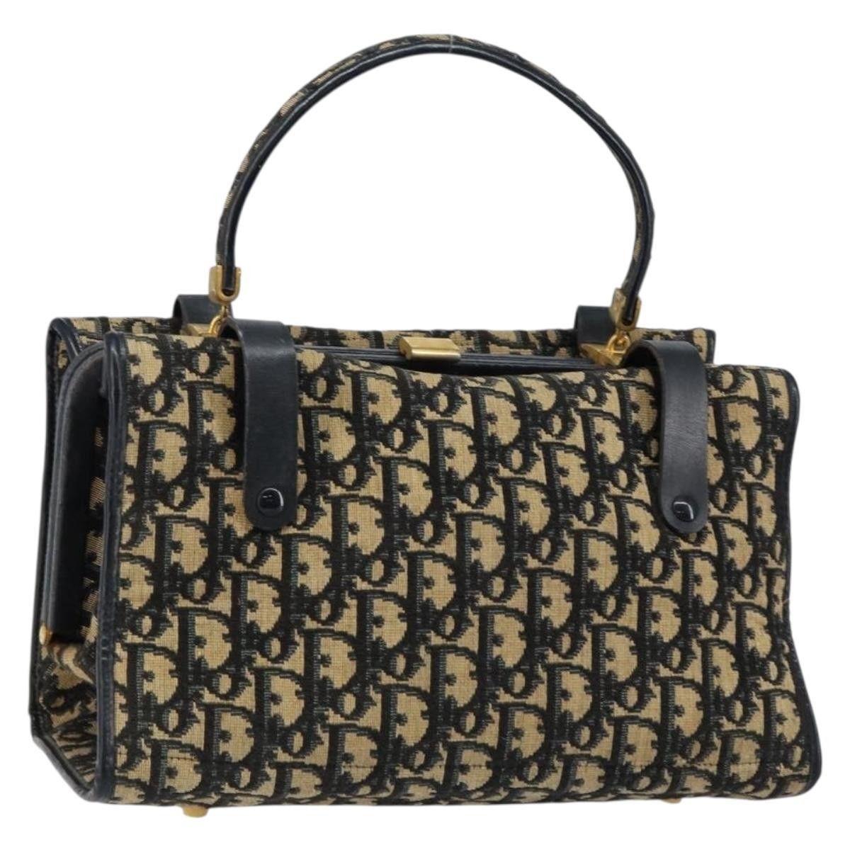 Dior Christian Dior Vintage Trotter Handbag Canvas Size ONE SIZE - 1 Thumbnail