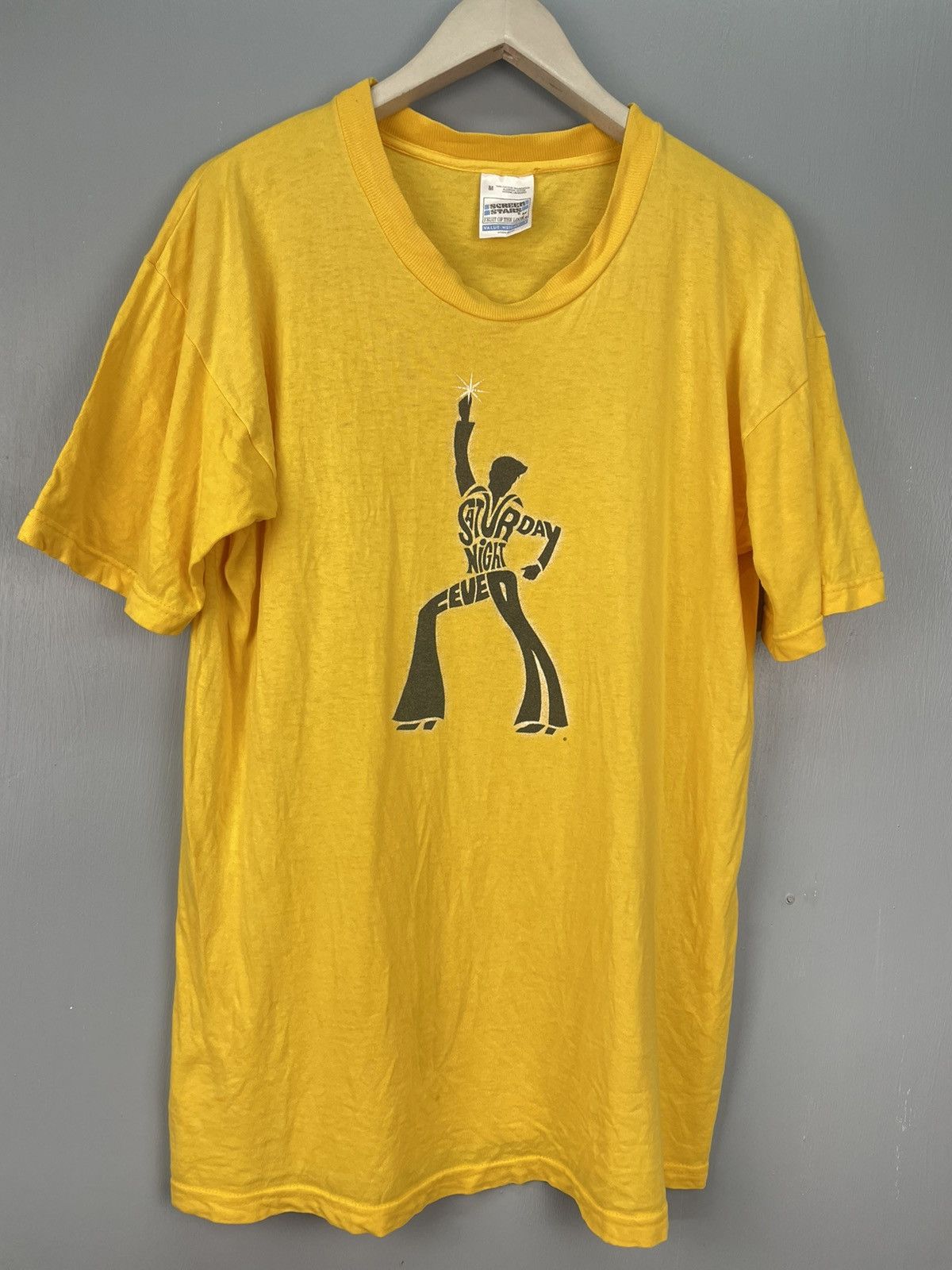 Vintage Vintage Saturday Night Fever John Travolta movie t shirt Size US M / EU 48-50 / 2 - 3 Thumbnail