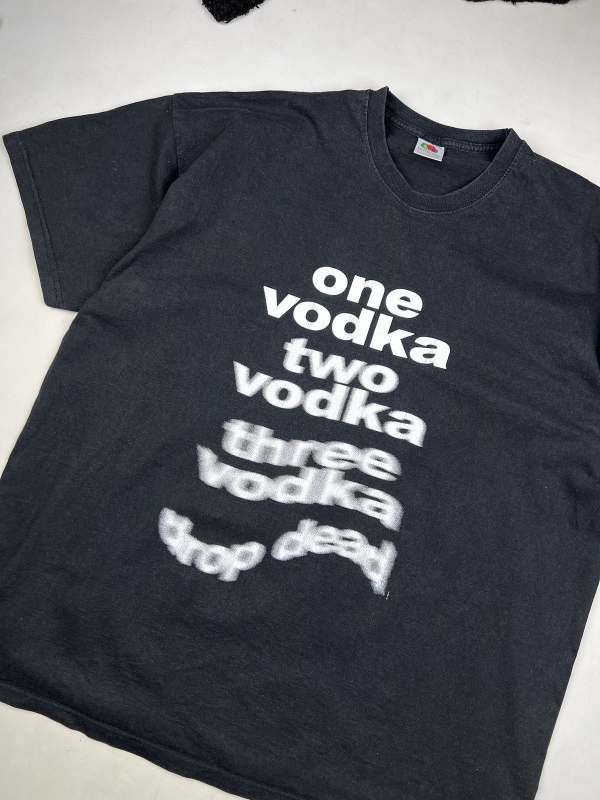 Other Humor Tee “One vodka two vodka three vodka drop dead” Size US XXL / EU 58 / 5 - 3 Thumbnail