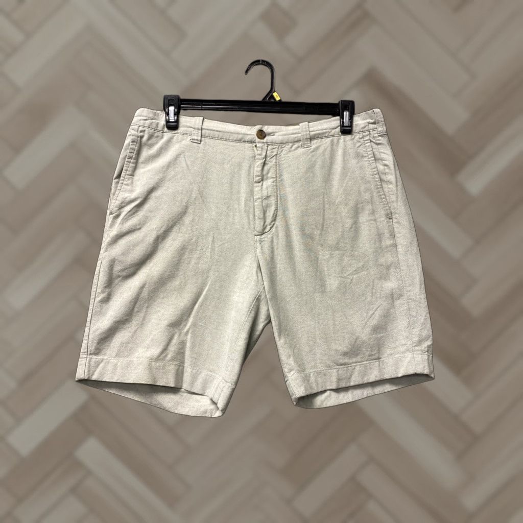 J.Crew J.CREW Men's Gramercy Chino Shorts Size 35 Teal Flat Front Quick Dry Lightweight Size US 35 - 1 Thumbnail