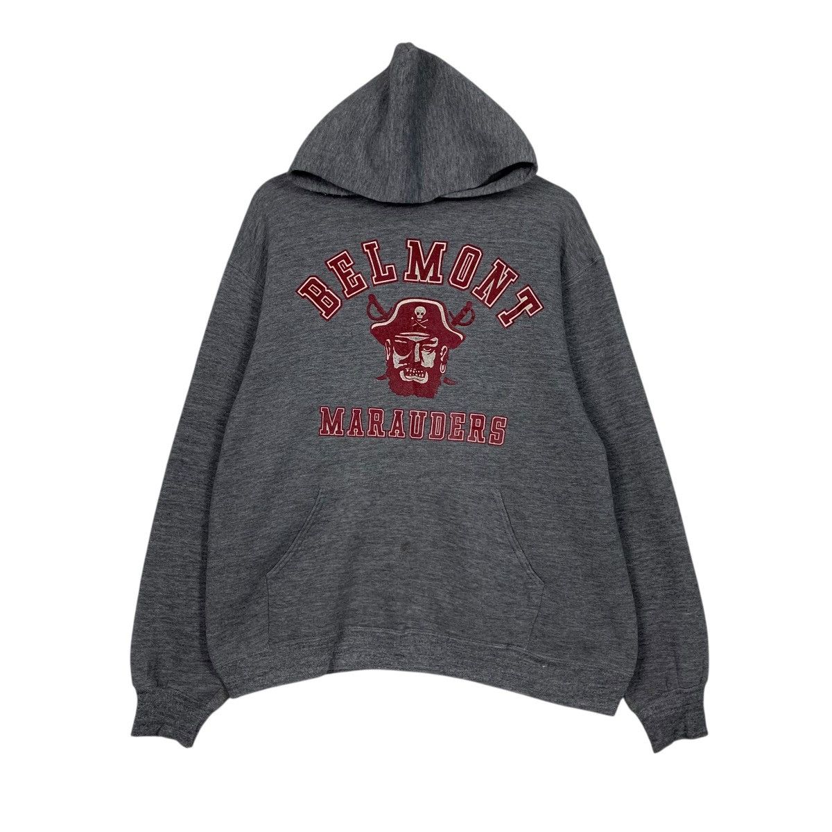 Russell Athletic 90's BELMONT MARAUDERS Big Logo Pullover Hoodies #3641-C166 Size US L / EU 52-54 / 3 - 1 Thumbnail