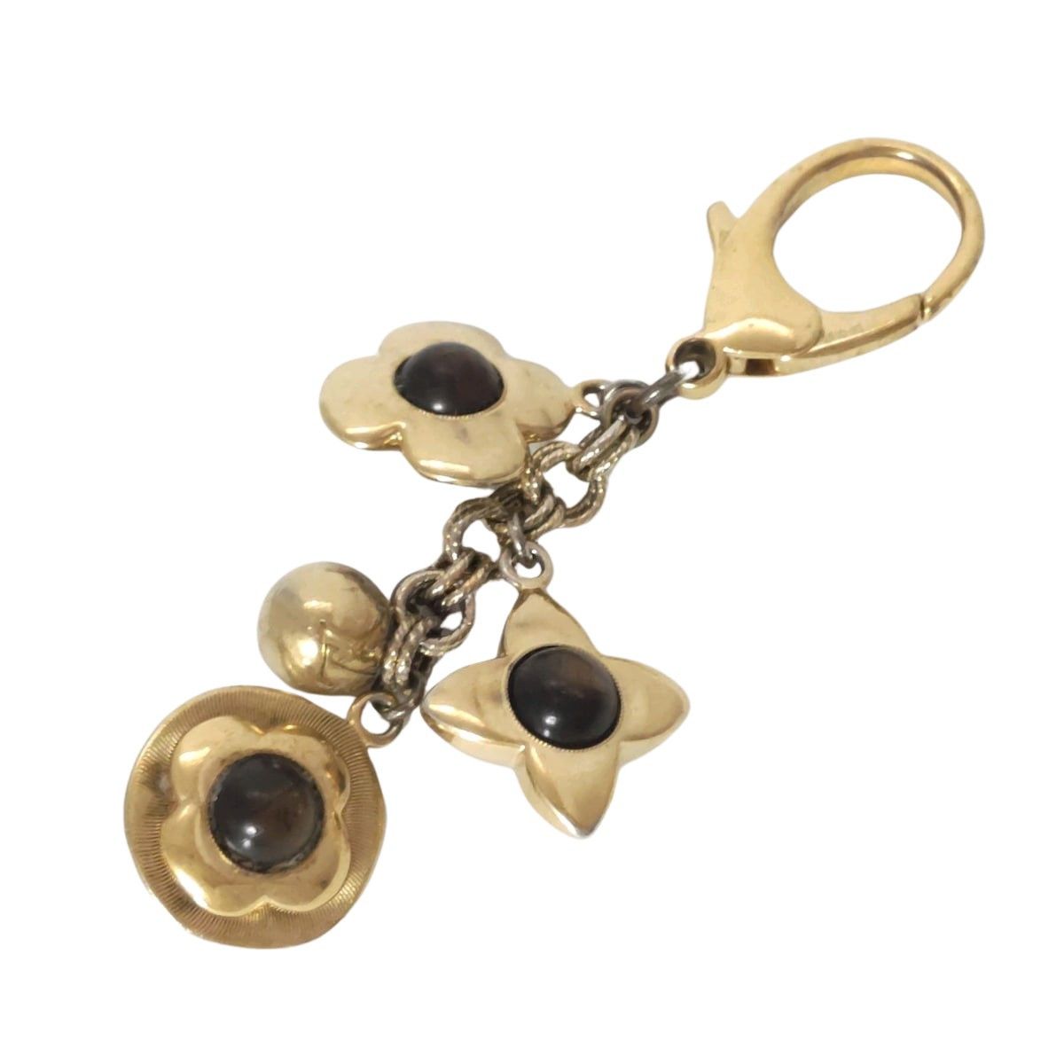 LOUIS VUITTON Porte Cles Spring Street Bag Charm Key Holder M69008 Gold  Plated