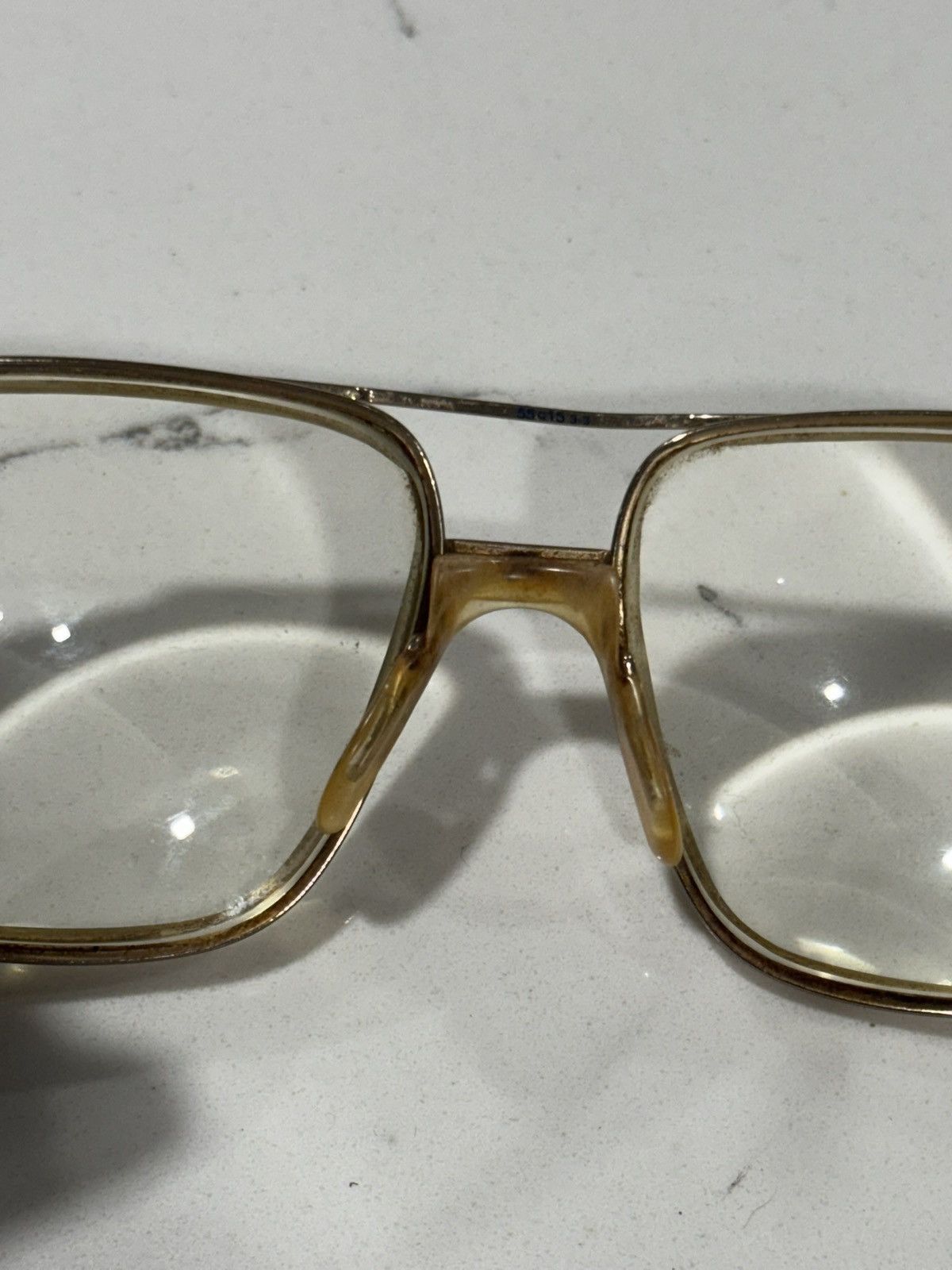 Safilo RARE Vintage AVIATORS by Safilo Elasta 3009 EYEGLASSES FRAME Size ONE SIZE - 18 Thumbnail