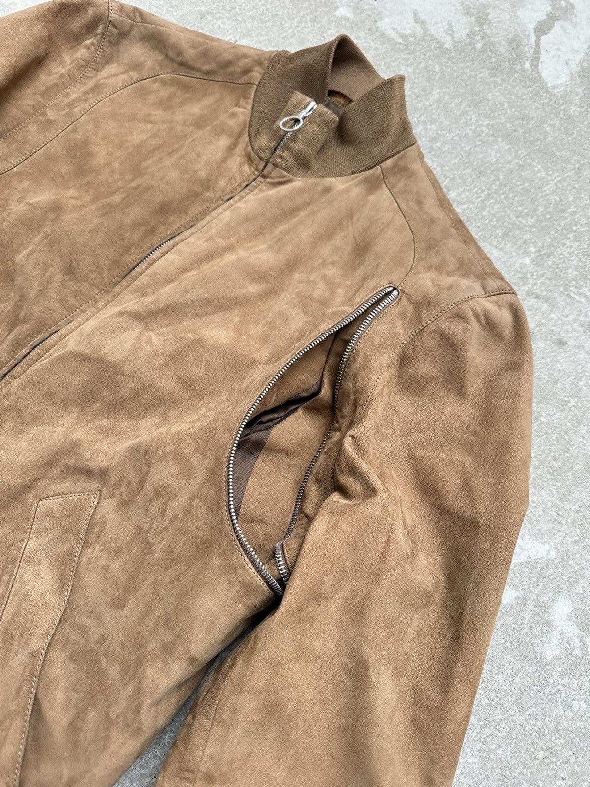 SERAPHIN SERAPHIN France Leather Suede Bomber Jacket Size US M / EU 48-50 / 2 - 3 Thumbnail