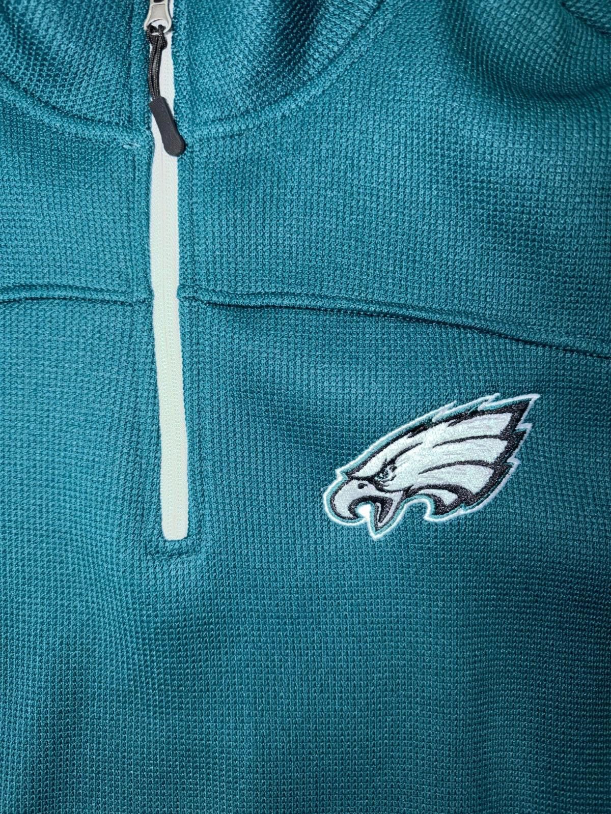 NFL Philadelphia Eagles Midnight Green Quarter-Zip NWT
