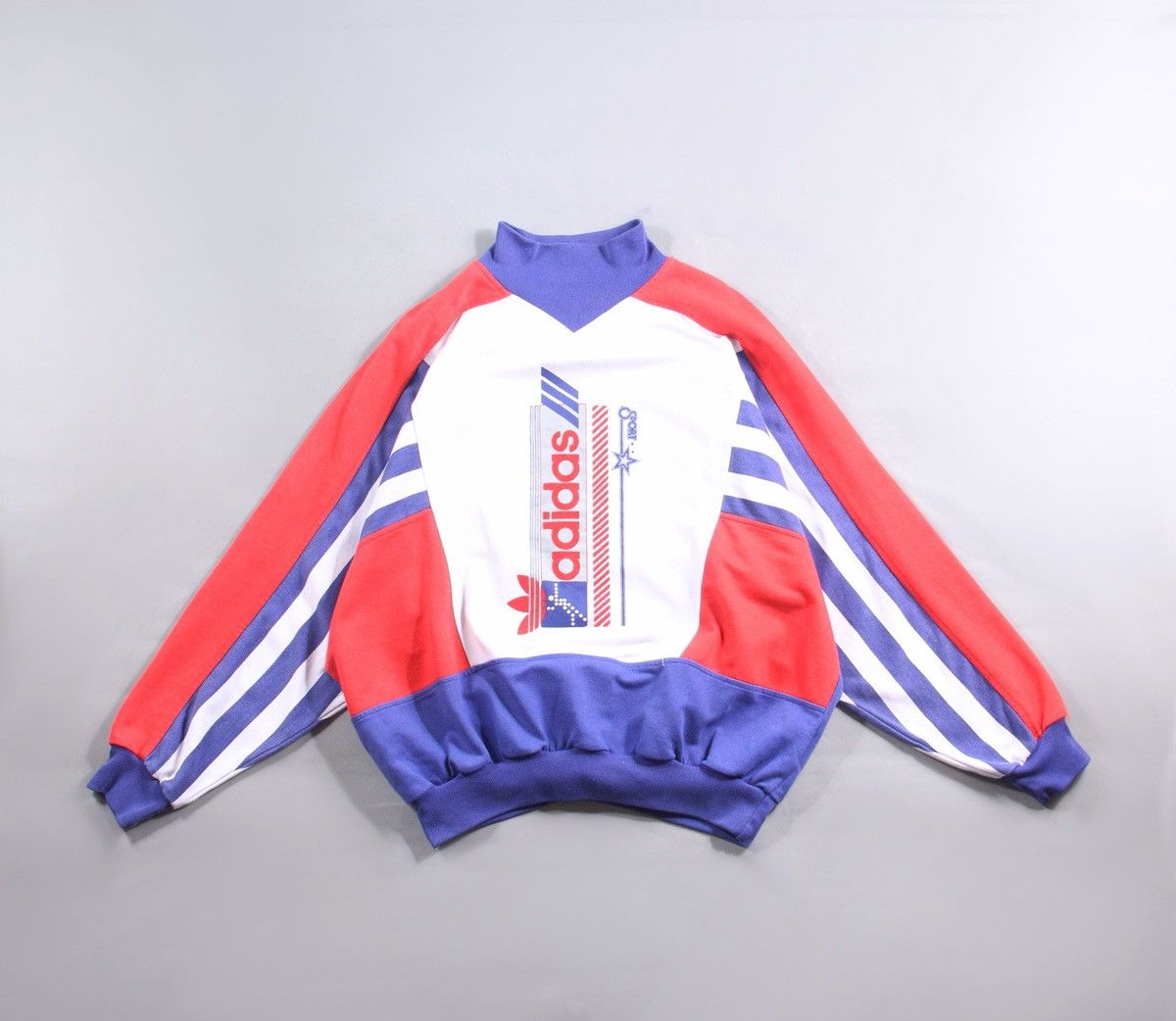 Adidas Adidas Originals 90s Vintage Sweatshirt Sweater Purple L Size US L / EU 52-54 / 3 - 1 Thumbnail