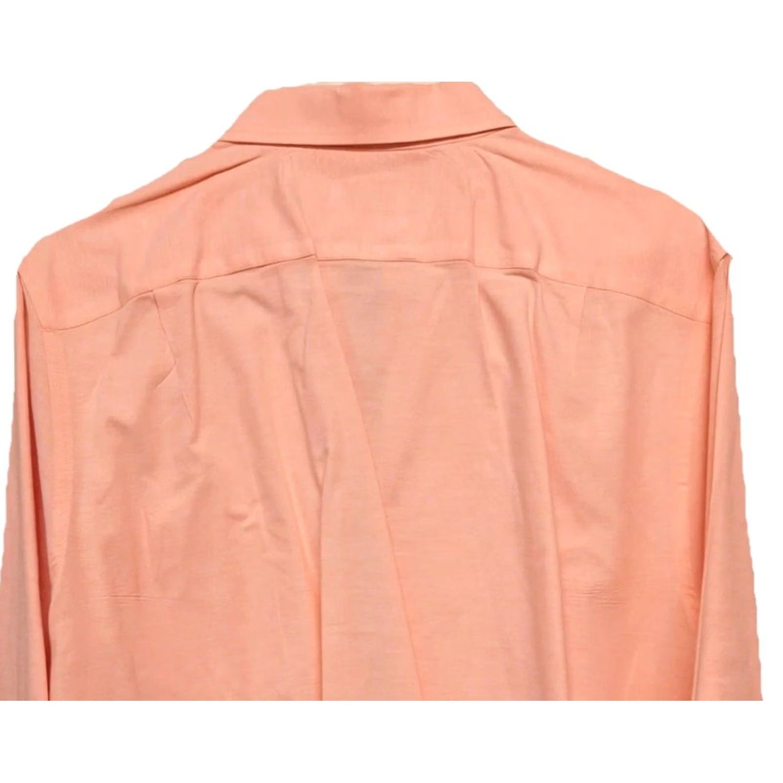 Nautica Nautica XL Button Down Shirt Peach Men Stretch Classic Fit Long Sleeve Button-Up Size US XL / EU 56 / 4 - 4 Thumbnail