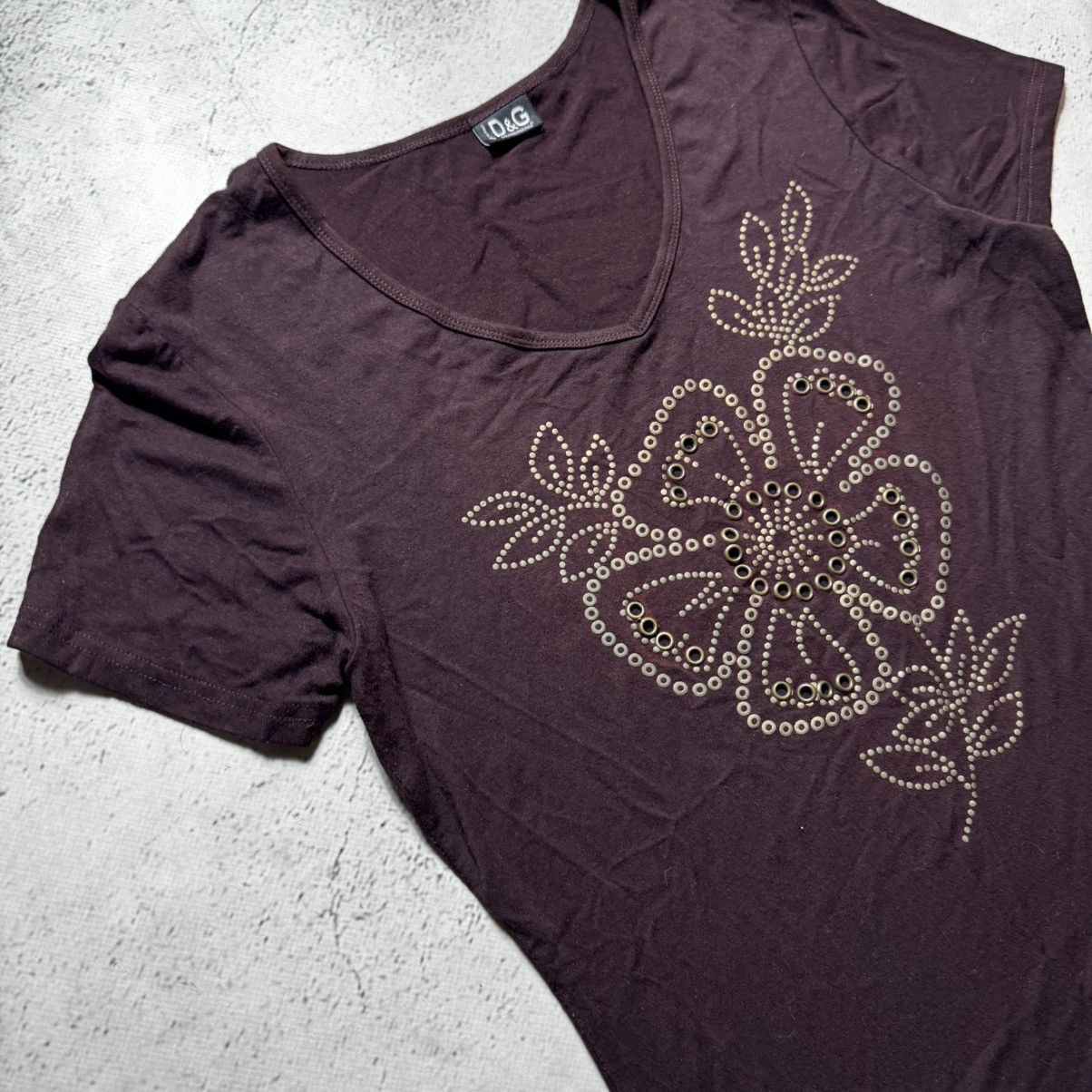 Dolce & Gabbana vintage dolce gabbana flowers t shirt avant garde style Size L / US 10 / IT 46 - 2 Thumbnail