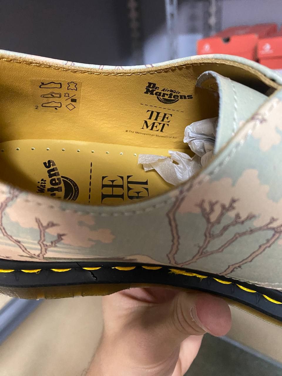 Dr. Martens The Met 1461 Fuji Leather Shoes Size US 8 / IT 38 - 4 Thumbnail