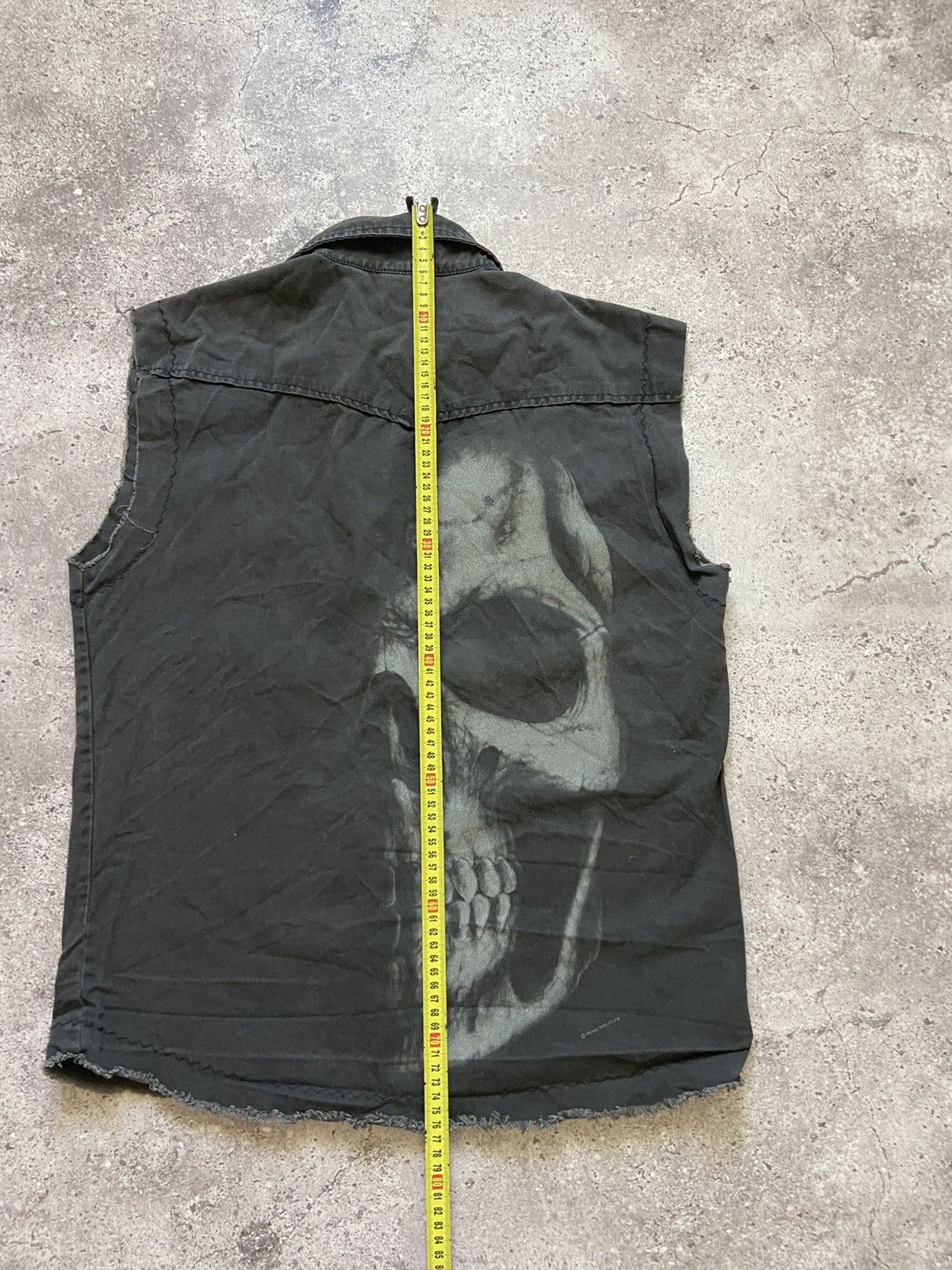 Band Tees Vintage Y2K Spiral Big Double Scull Logo Vest T-Shirt Size US M / EU 48-50 / 2 - 4 Thumbnail