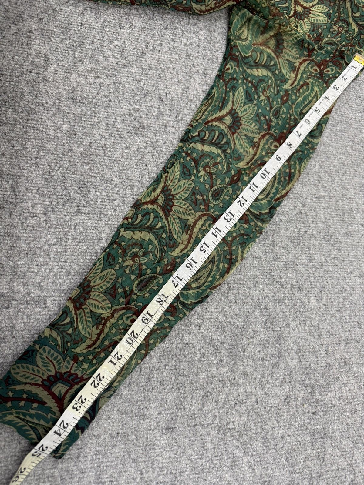 Japanese Brand Haris Rock Long Sleeve Paisley Button Ups Size S / US 4 / IT 40 - 15 Thumbnail