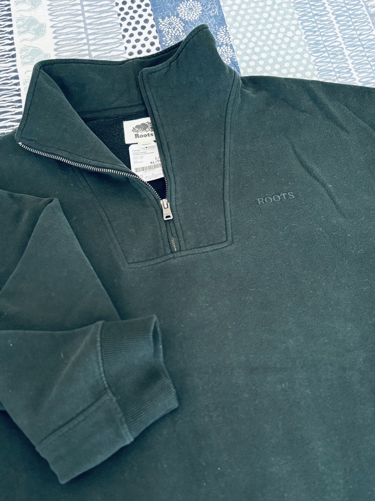 Roots ROOTS Half Zip Stein Gender Free - Green Shadow Size US L / EU 52-54 / 3 - 11 Thumbnail