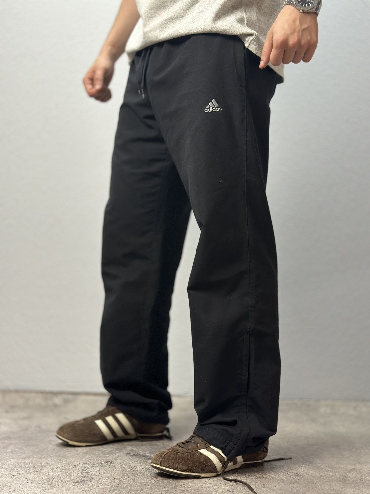 Adidas Vintage Adidas Nylon Pants Y2K Cargo Streetwear Nike style Size US 31 - 1 Thumbnail