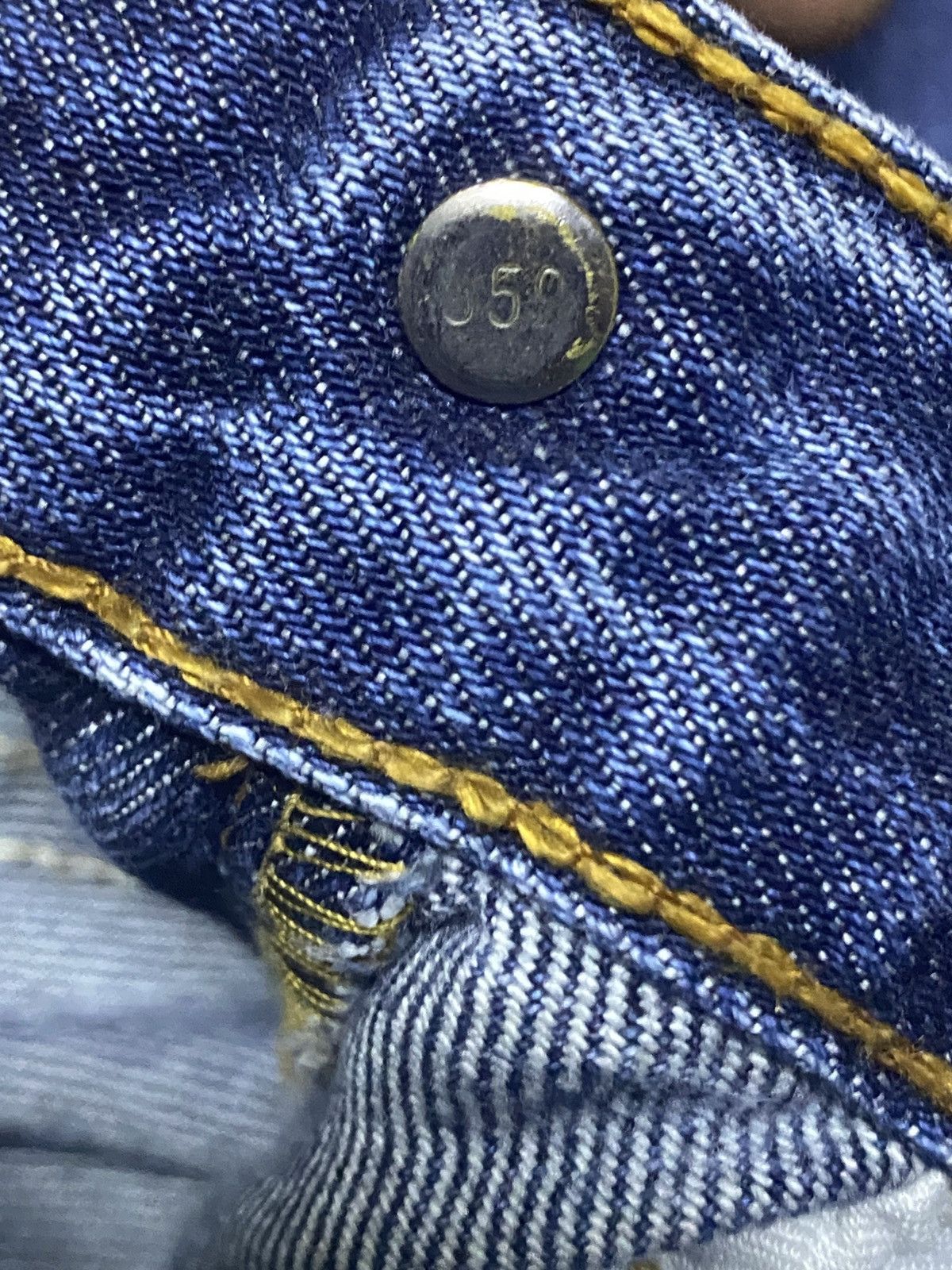 Levi's Vintage Levis 512 Blue Wash Baggy Jeans Size US 29 - 11 Thumbnail