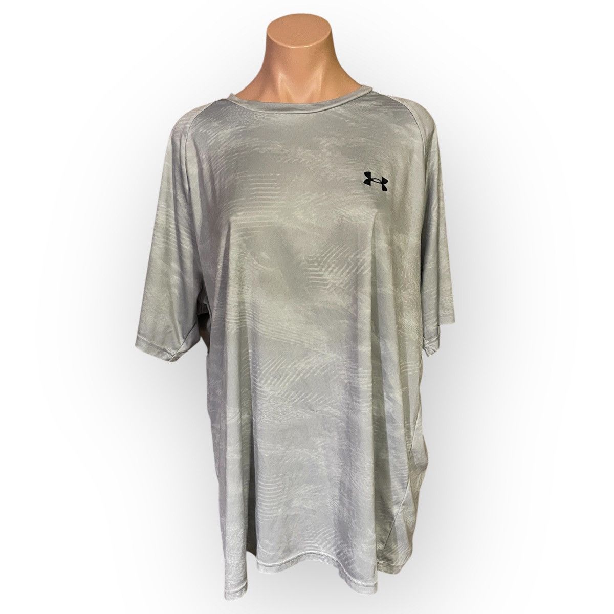 Under Armour Under Armour Men’s 2XL Loose Fit Marbled Gray Active Shirt Size US XXL / EU 58 / 5 - 1 Thumbnail