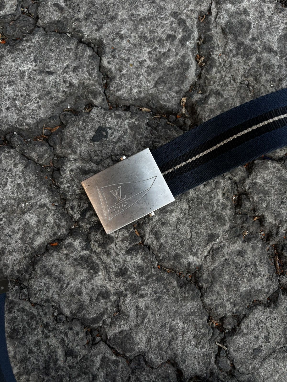 Louis Vuitton Louis Vuitton Cup Belt Blue Navy Size ONE SIZE - 4 Thumbnail