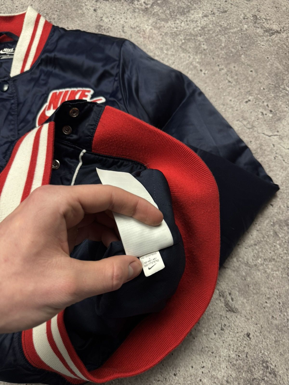 Nike Vintage Nike 90s Y2K Bomber Jacket Big Logo Japanesse Boxy Size US S / EU 44-46 / 1 - 6 Thumbnail