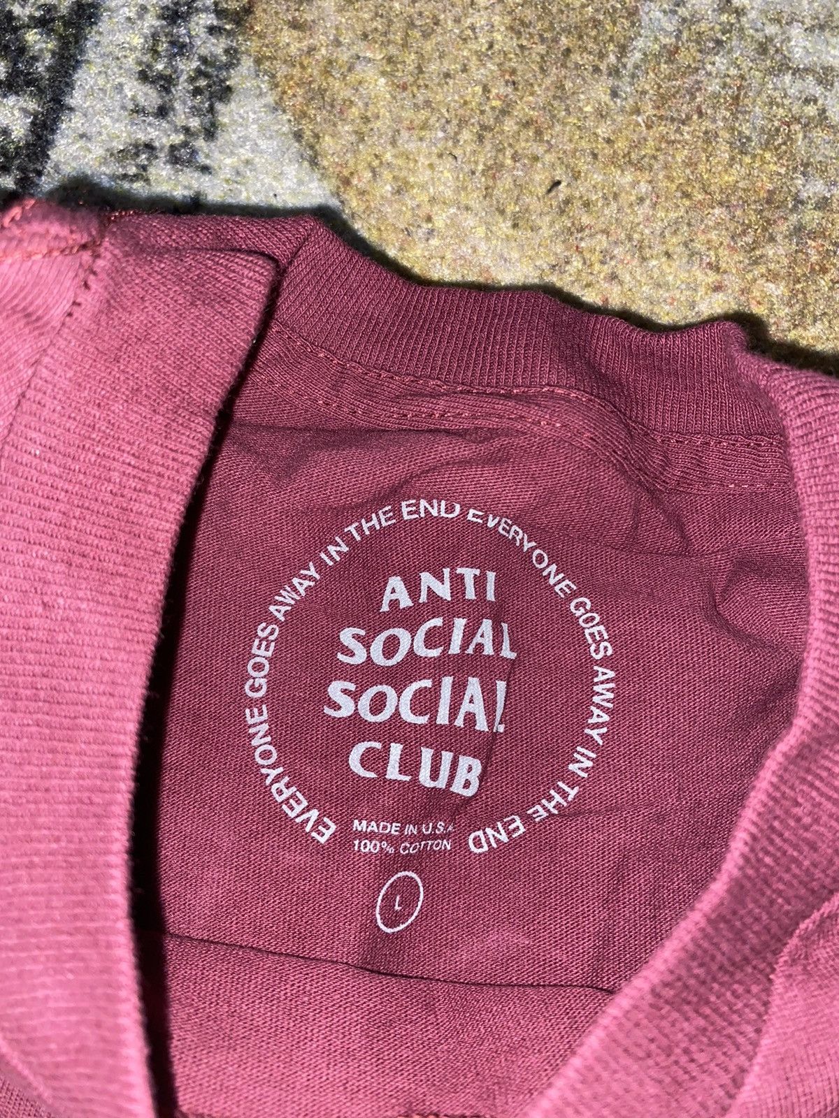 Anti Social Social Club Anti Social Social Club Phanertic Tee Size US L / EU 52-54 / 3 - 4 Thumbnail