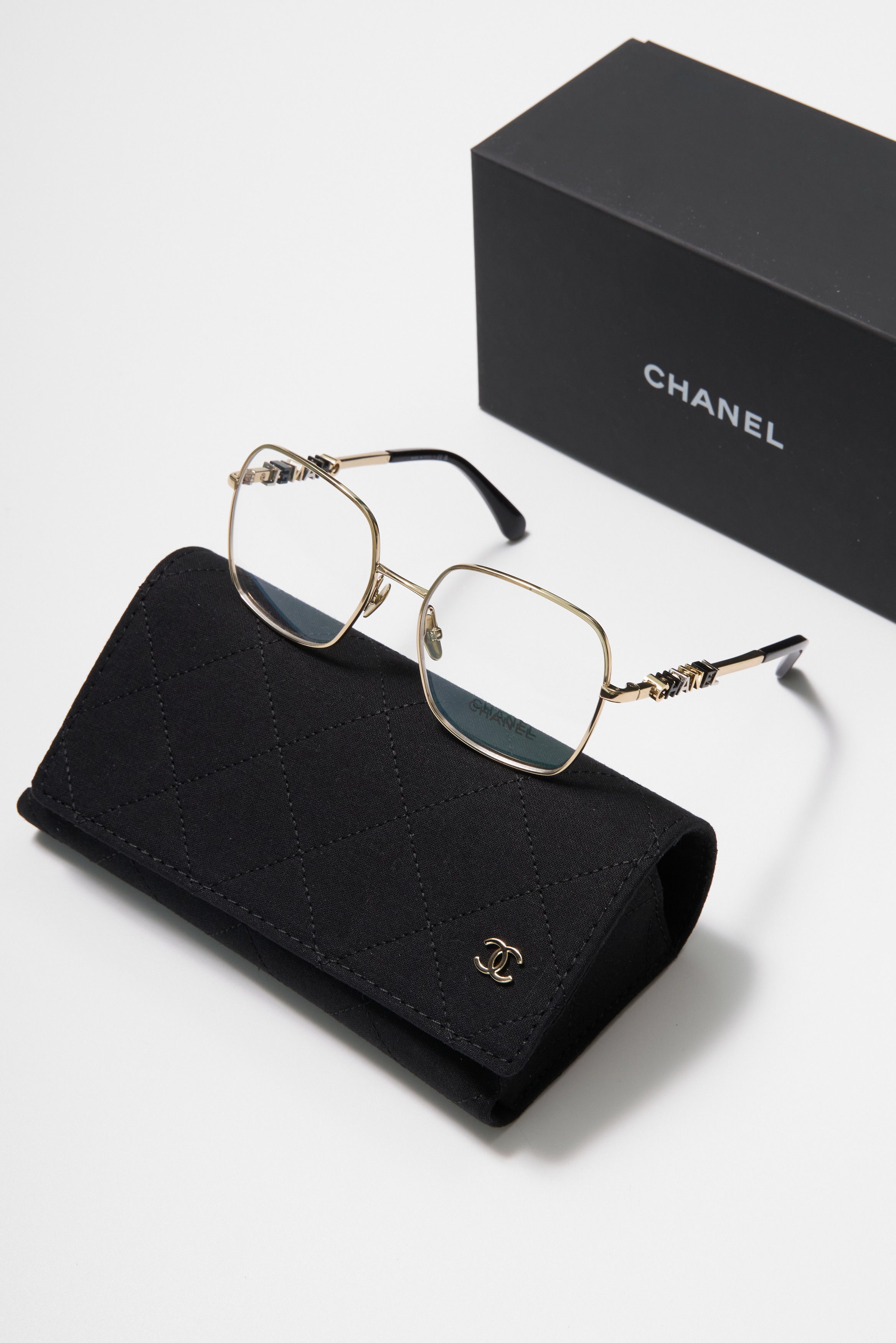 Chanel CHANEL 0CH2215 C395 Sunglasses GOLD Size ONE SIZE - 1 Thumbnail