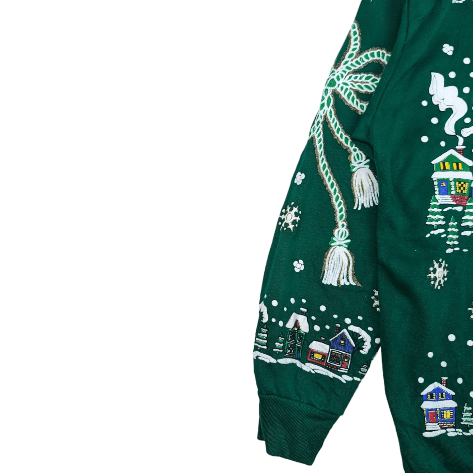 Vintage Vintage 90's SANTA CLAUS Christmas Full Print Jumper Size US L / EU 52-54 / 3 - 8 Thumbnail