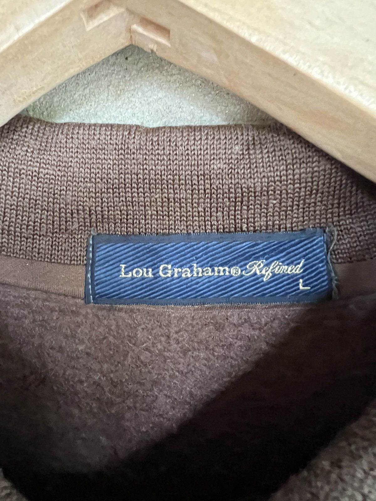 Vintage Vintage Lou Graham Polo Knit Sweatshirt Size US M / EU 48-50 / 2 - 4 Thumbnail