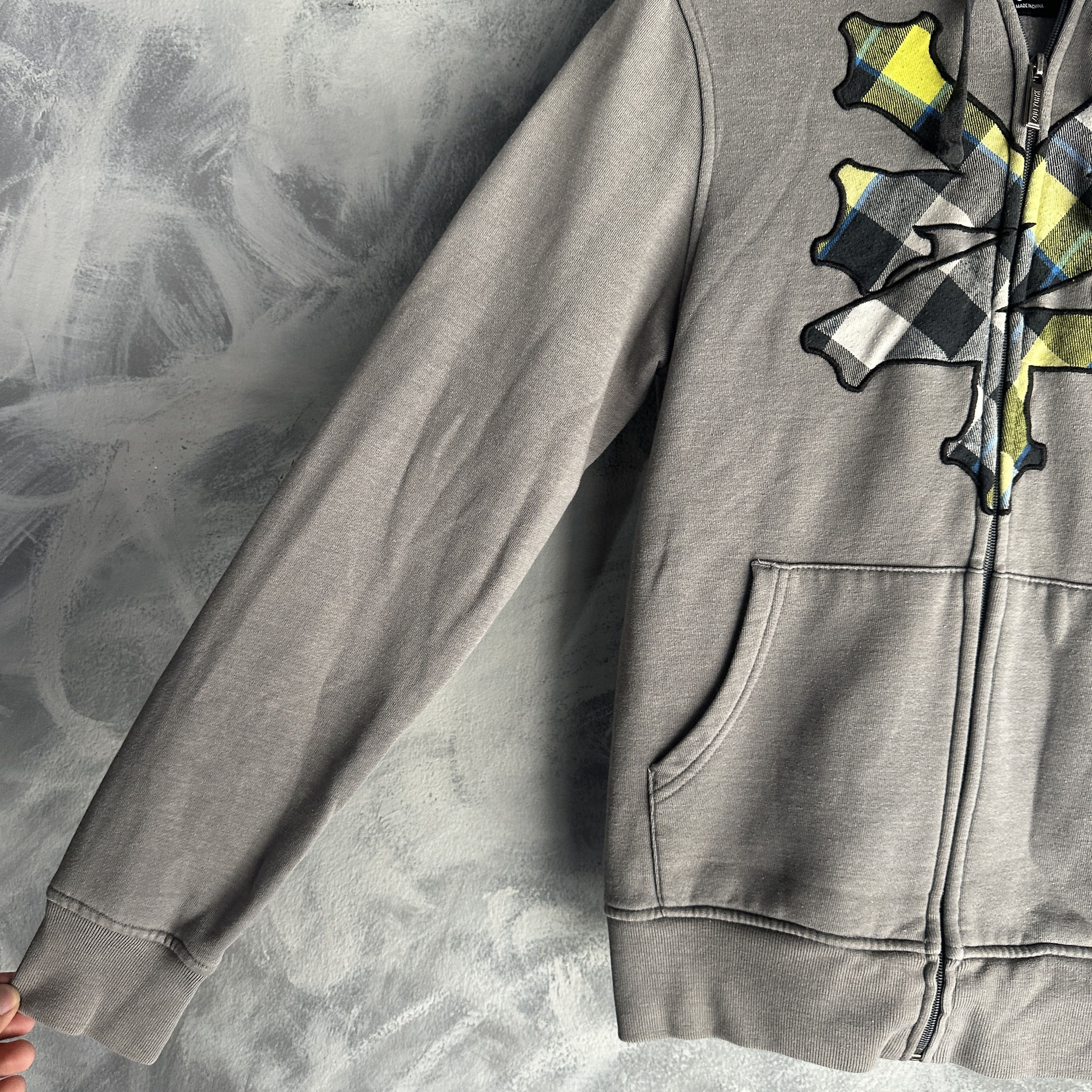 Zoo York Vintage Y2K Zoo York Zip Up Hoodie Mens Plaid Sweatshirt Size US S / EU 44-46 / 1 - 4 Thumbnail