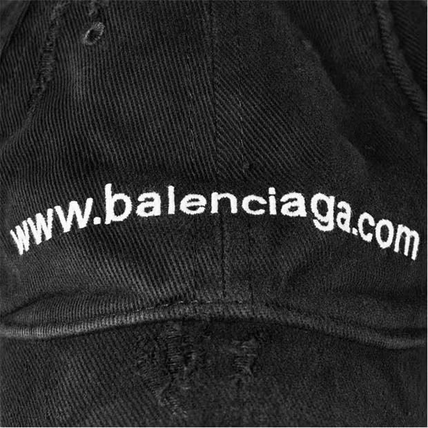 Balenciaga o1g2r1mq0924 Size: M / Cap in Black & White Size ONE SIZE - 3 Thumbnail