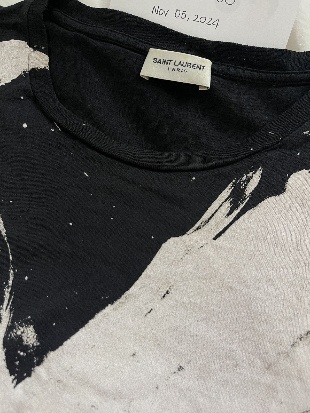 Saint Laurent Paris Saint Laurent 2015 ‘Mr.T’ T-Shirt Size US XS / EU 42 / 0 - 3 Thumbnail