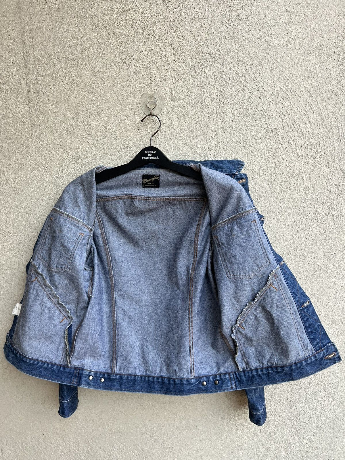 Vintage Vintage 90s Wrangler 4 Pocket Denim Jacket Size US M / EU 48-50 / 2 - 16 Thumbnail