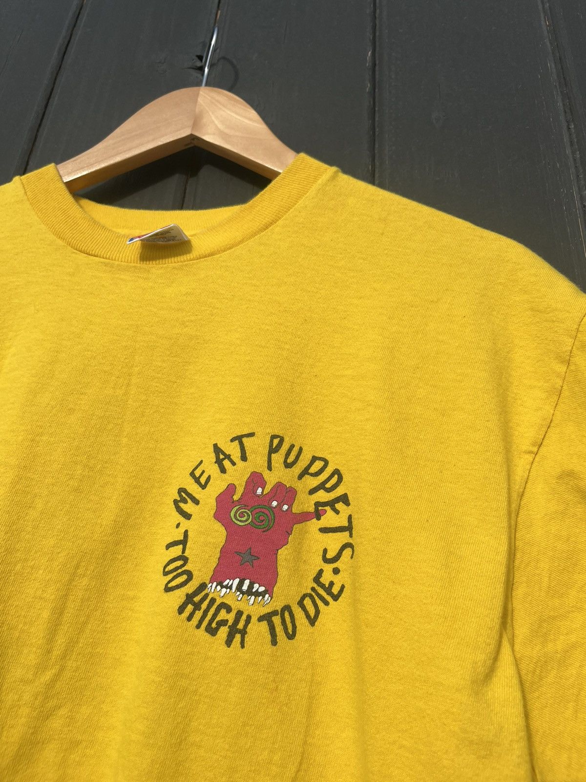 Band Tees × Vintage Ultra Rare* 1994 Meat Puppets Too High To Die T-Shirt Size US XL / EU 56 / 4 - 4 Thumbnail
