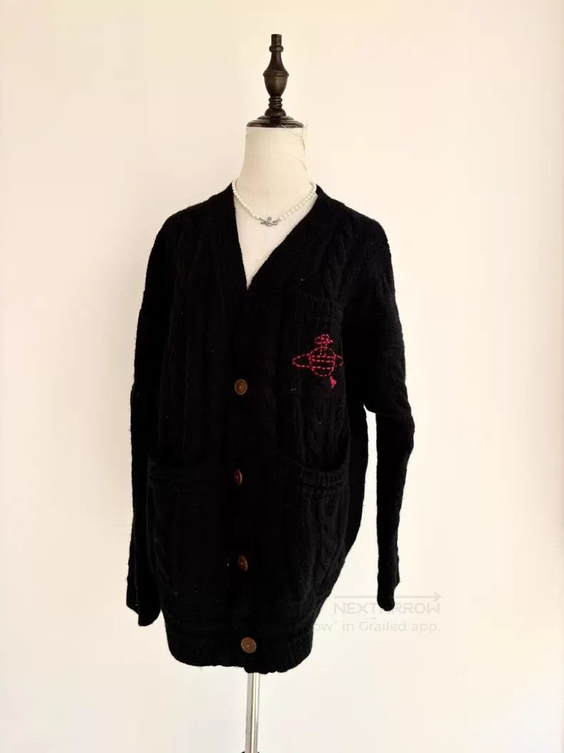 Vivienne Westwood Vivienne Westwood size 00 Vintage black cable Saturn embroi Size XS / US 0-2 / IT 36-38 - 2 Thumbnail