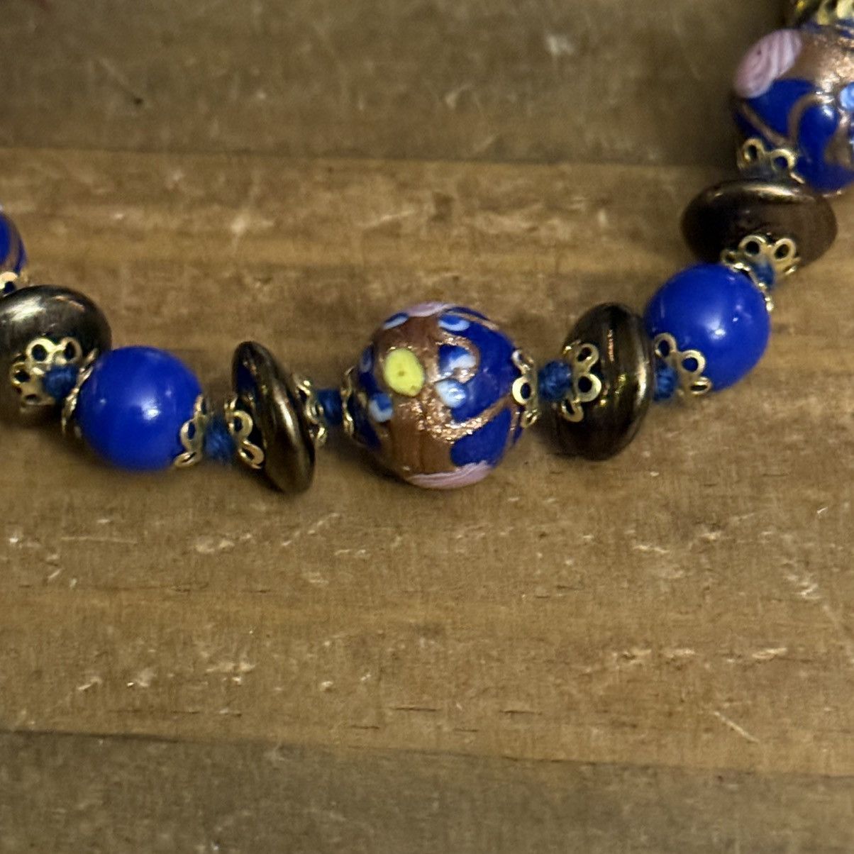 Other Blue Venetian glass bead bracelet Size ONE SIZE - 6 Thumbnail