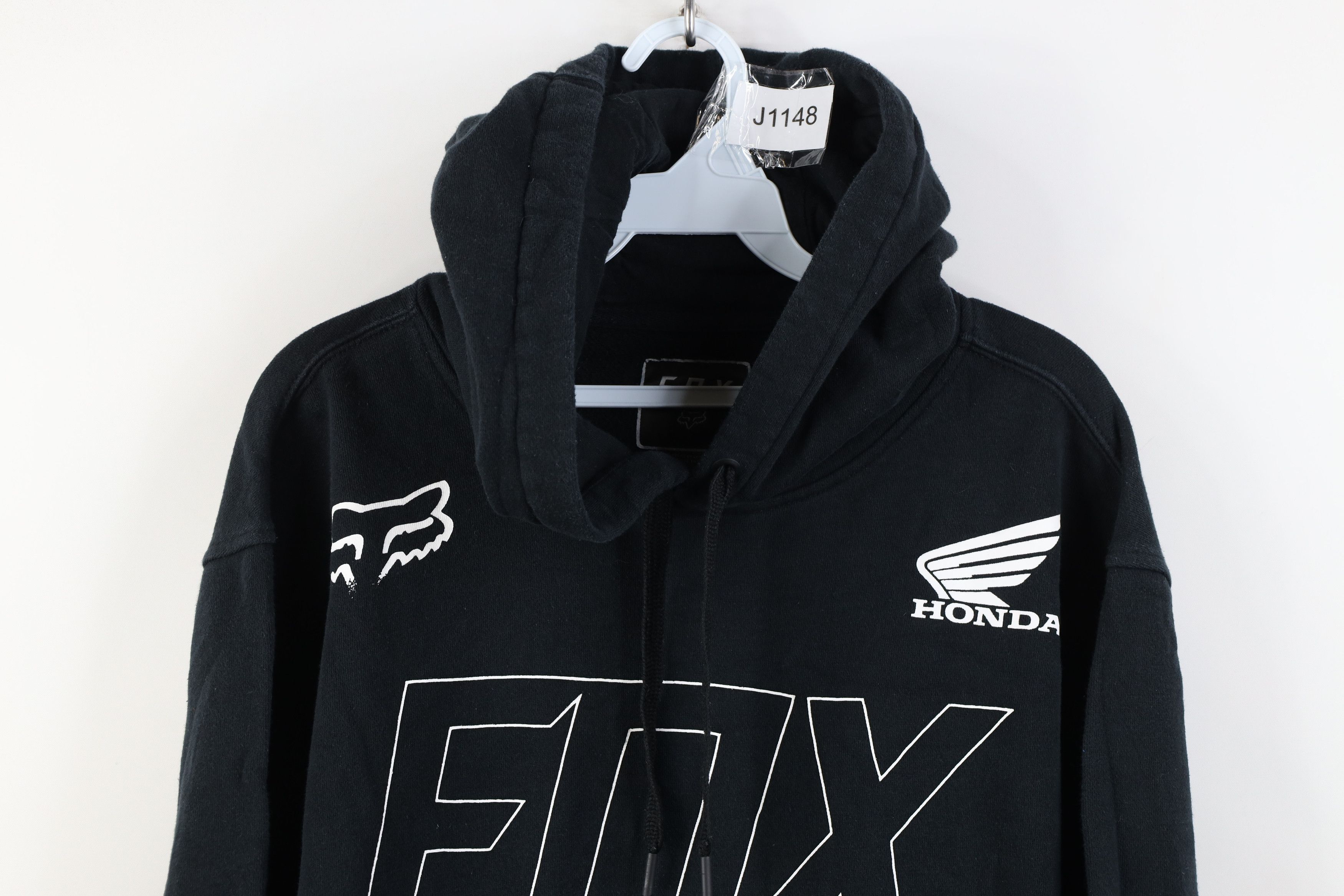 Fox Racing Fox x Honda Racing Spell Big Logo Hoodie Sweatshirt Black Size US XL / EU 56 / 4 - 2 Thumbnail