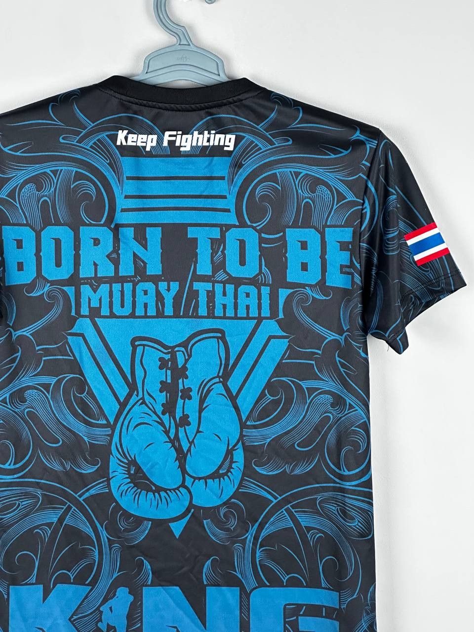 Vintage Muai Thai Born Training Sport Rush Guard T Shirt Size US M / EU 48-50 / 2 - 9 Thumbnail