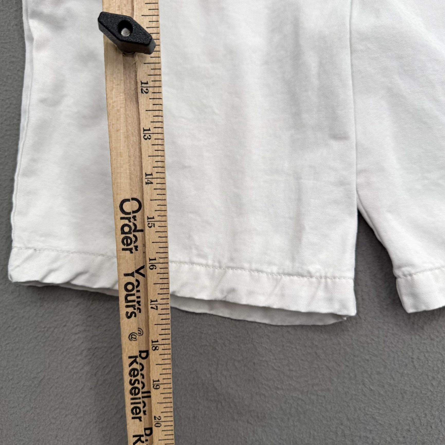 Outerknown Outerknown Shorts Mens 31 White Chino Organic Cotton 9 Inseam Casual Summer Size US 31 - 7 Thumbnail