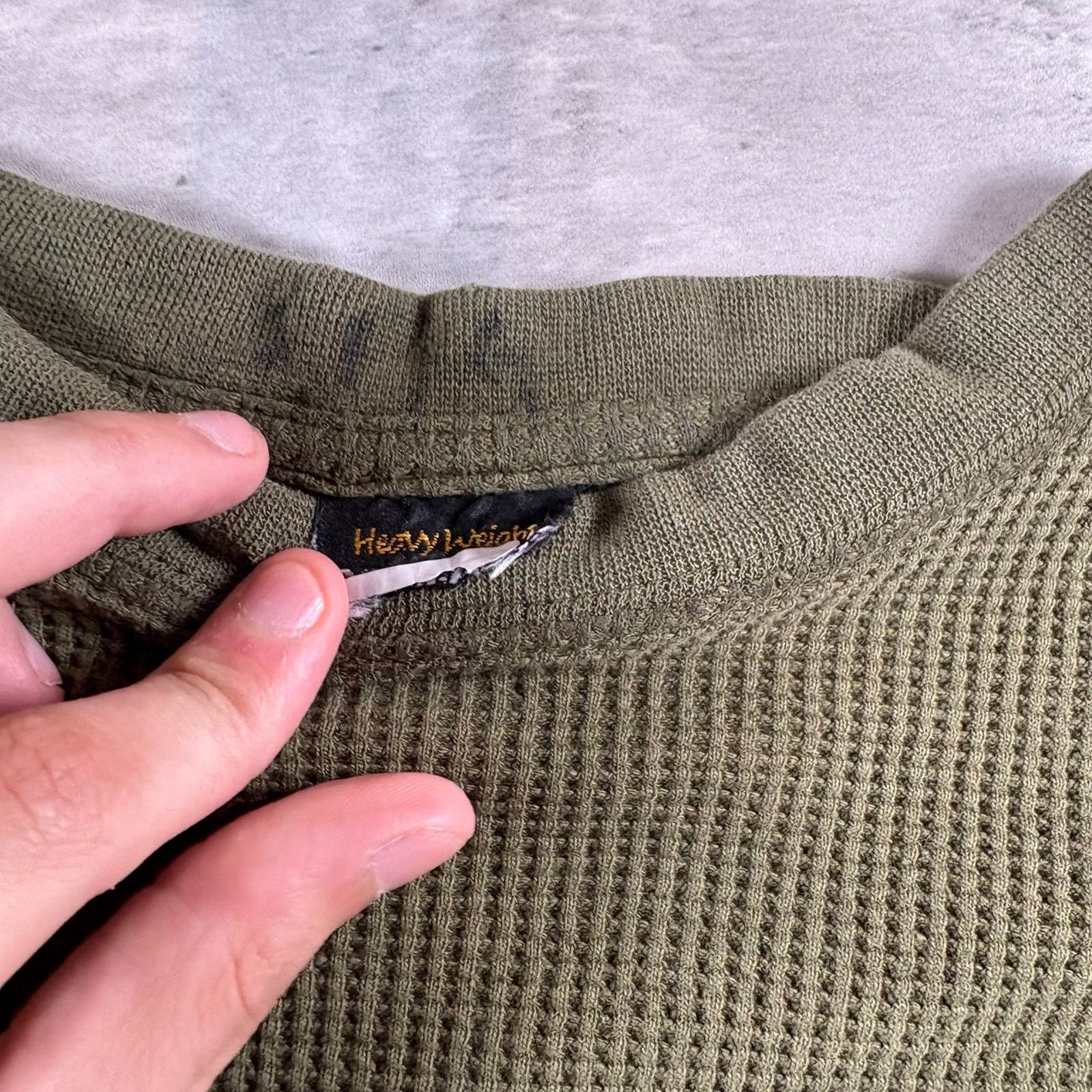Hanes Vintage moss green thermal Size US XL / EU 56 / 4 - 2 Thumbnail