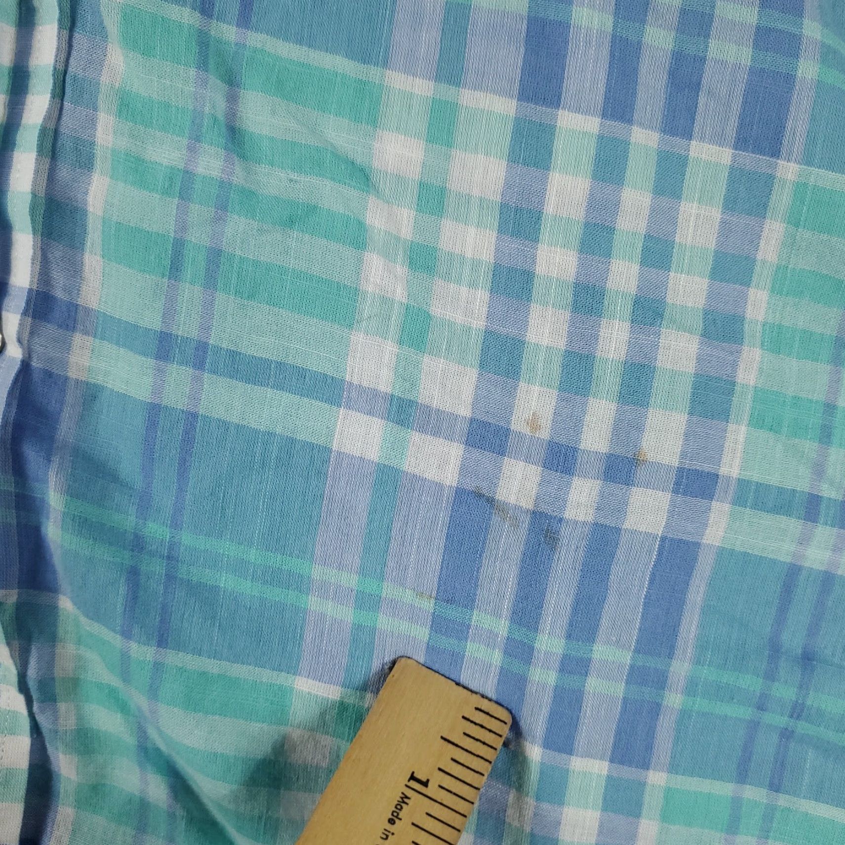 Vineyard Vines VINEYARD VINES Blue Plaid Button Up Shirt Mens Large Short Sleeve Casual Modern Preppy Size US L / EU 52-54 / 3 - 3 Thumbnail