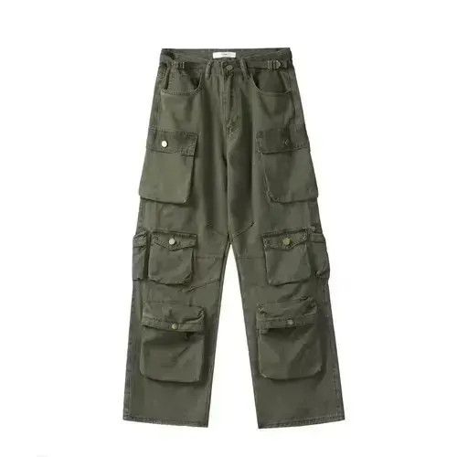VIBE Multi-Pocket Baggy Cargo Pants Size US 34 / EU 50 - 1 Thumbnail