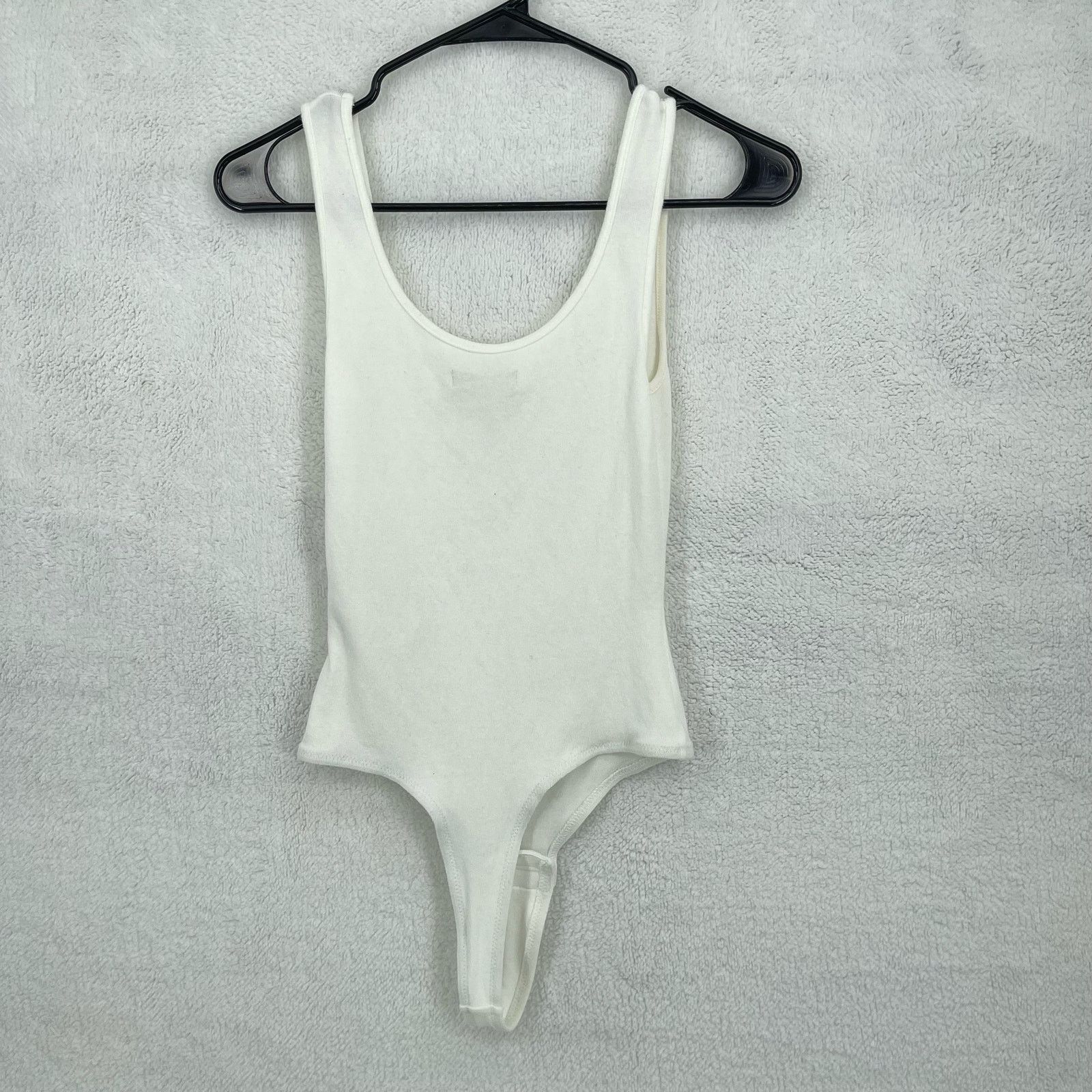 Madewell Madewell Tank Thong Bodysuit White Women's XXS NWT Size XXS / US 00 / IT 34 - 6 Thumbnail