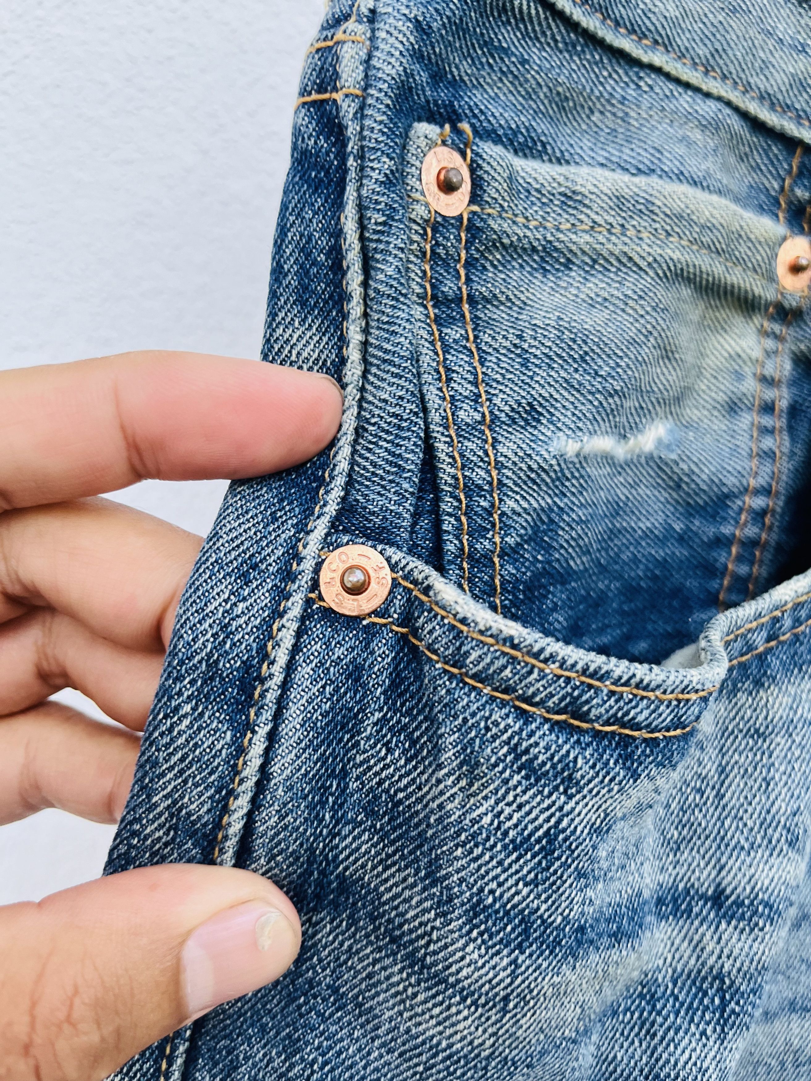 Japanese Brand × Levi's Vintage Clothing Vintage Levis Distressed Japanese Designer Fashion Style Size US 30 / EU 46 - 8 Thumbnail