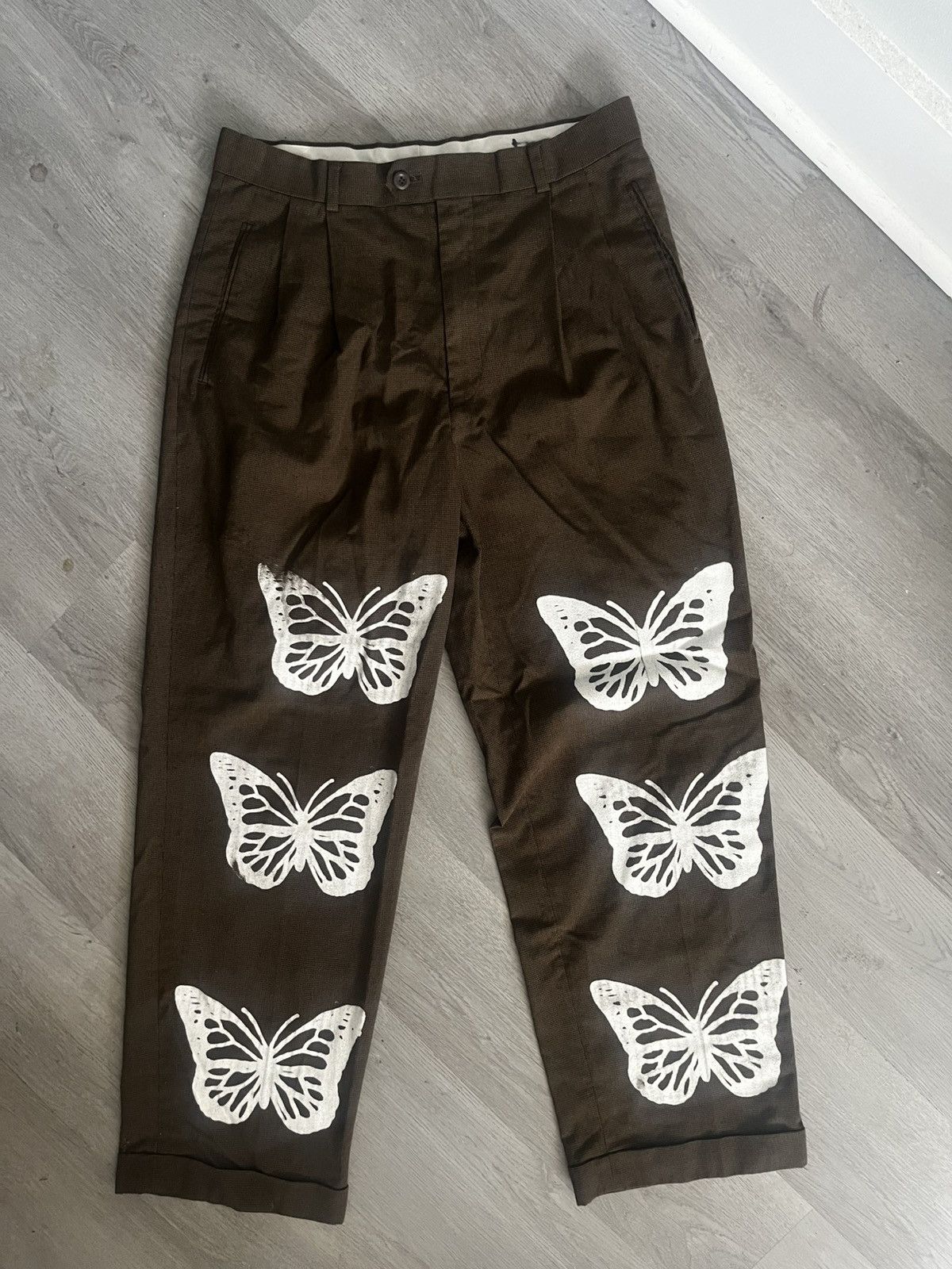 Other LOUIS RAPHAEL CUSTOM BUTTERFLY SLACKS Size US 33 - 1 Thumbnail